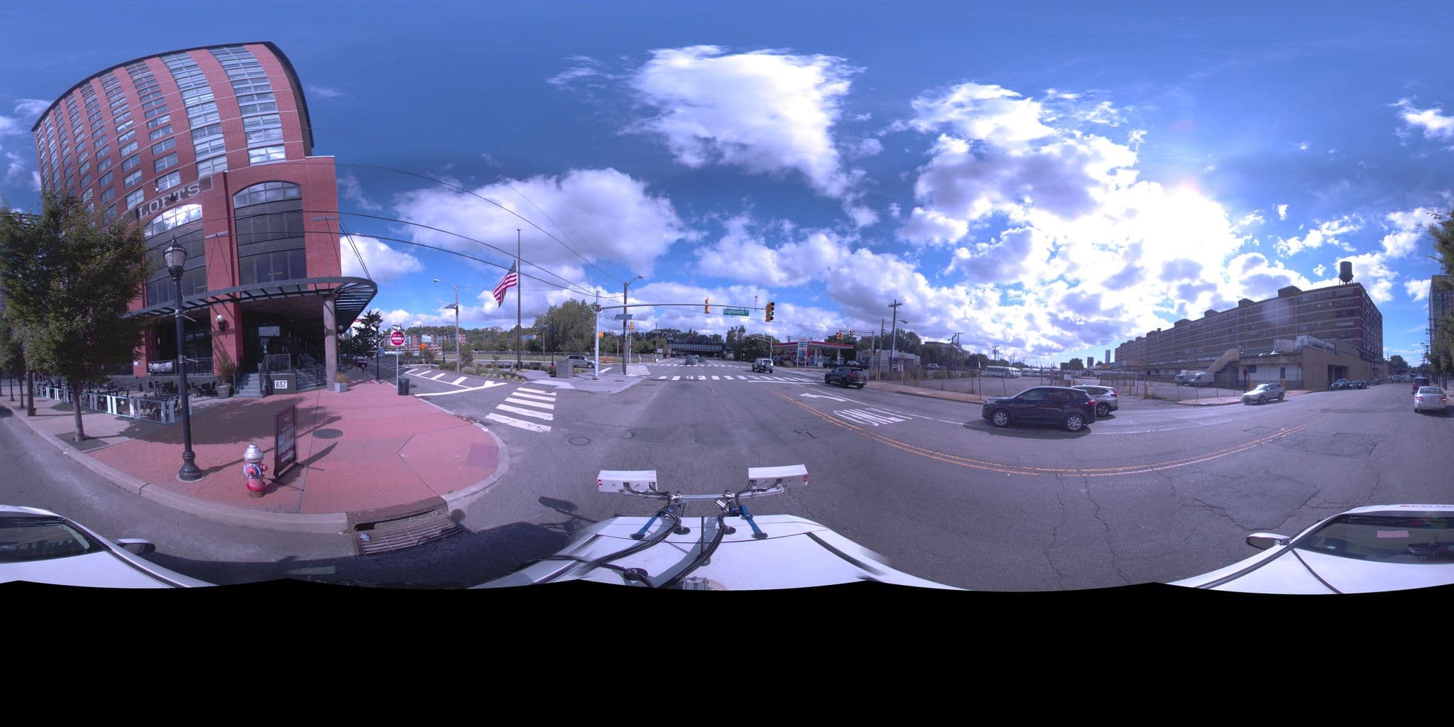 Street view near Sky City Apartments at Soho West, Hoboken — © amidave (CC BY-SA · Mapillary)