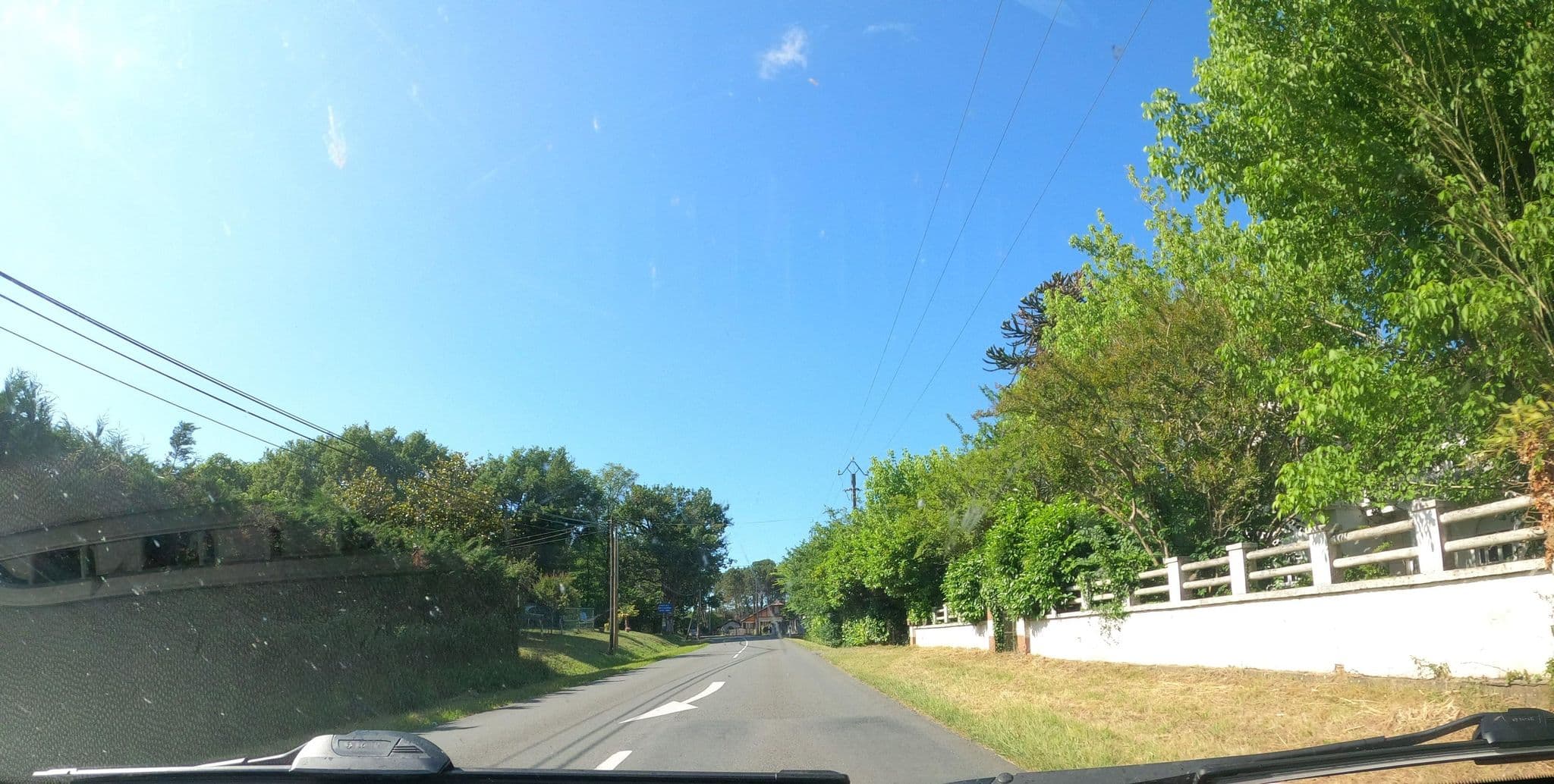 Street view near Aire Naturelle Haoud'ici, Magescq — © patchanka (CC BY-SA · Mapillary)