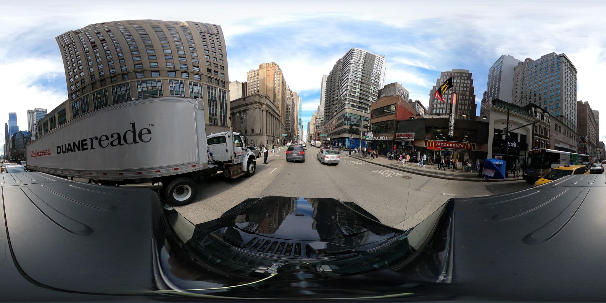Street view near Room 1608, Times Square — © MSolomonApplause (CC BY-SA · Mapillary)