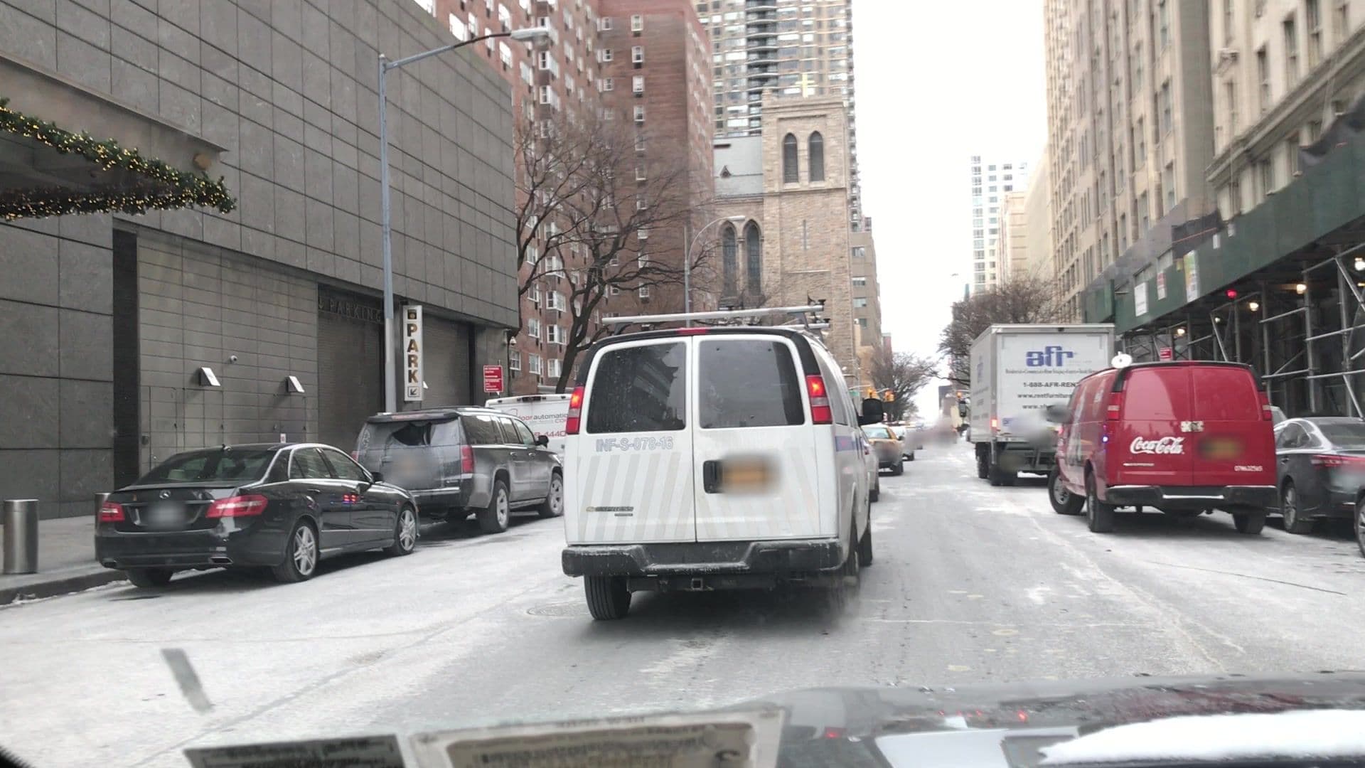 Street view near HTC Lounge Media Headquarters for Fashion Week, Hell's Kitchen — © lvl5 (CC BY-SA · Mapillary)