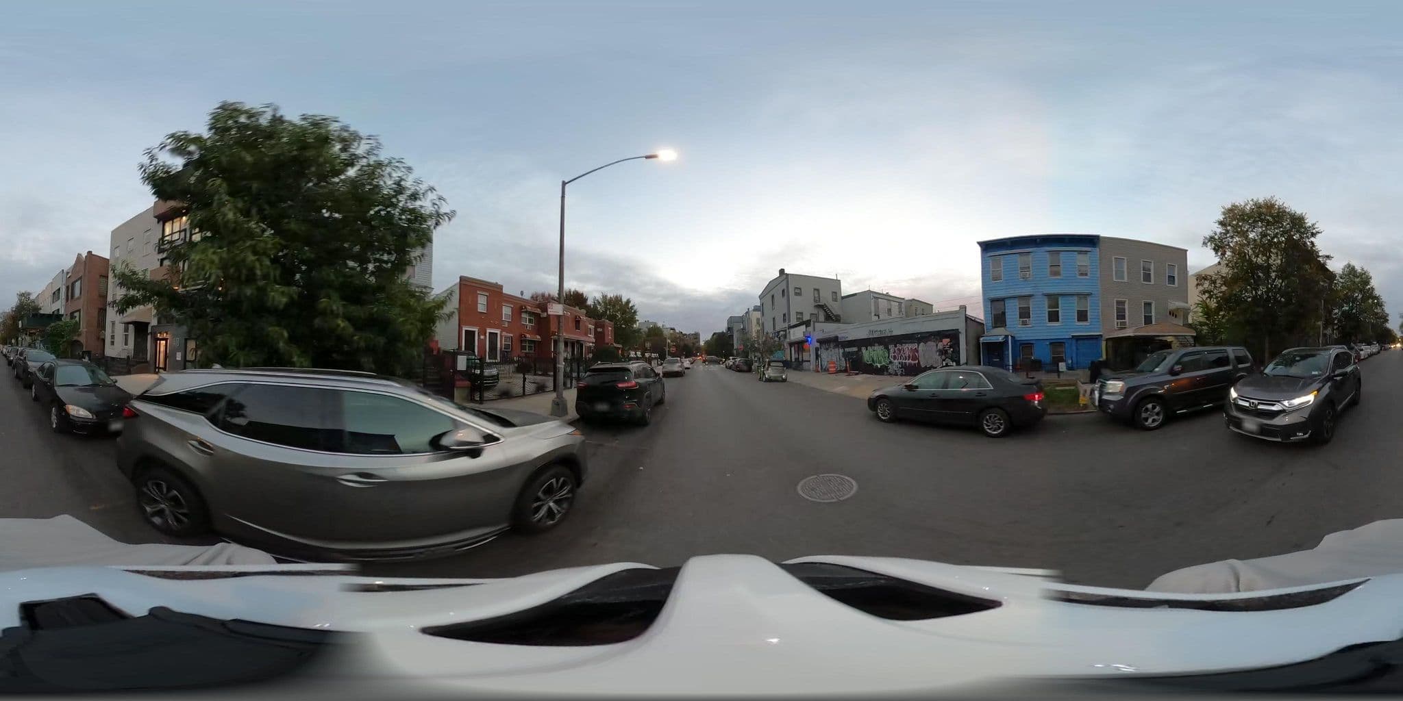 Street view near Hostel 61 Bleecker, Bushwick — © hdevine825 (CC BY-SA · Mapillary)