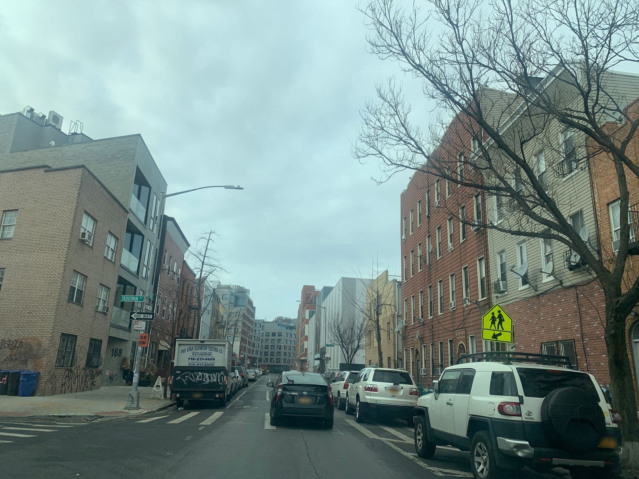 Street view near Troutman Tavern, Bushwick — © mballew109 (CC BY-SA · Mapillary)