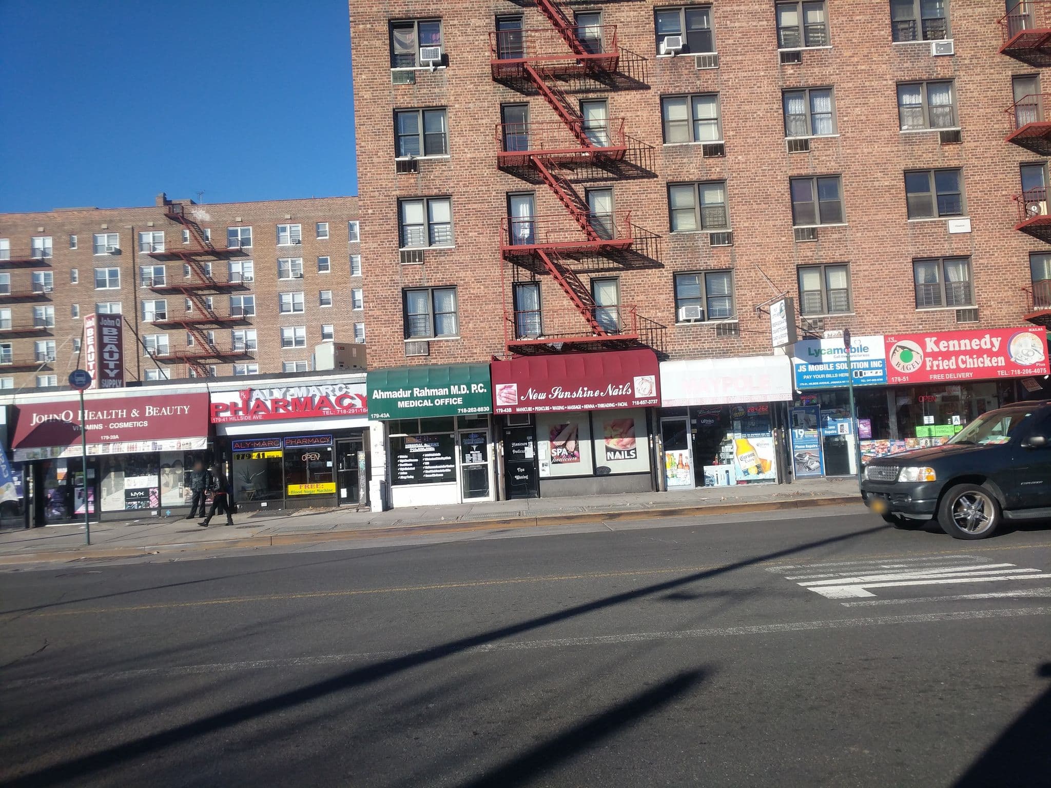 Street view near St. John's University Hostel, Hillside — © daalso (CC BY-SA · Mapillary)