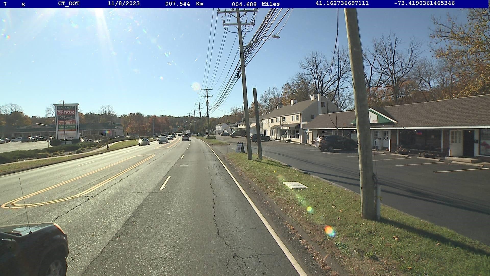Street view near Uncle Leo's Not Just Coffee and Donuts, Wilton — © ctphotologrow_1 (CC BY-SA · Mapillary)