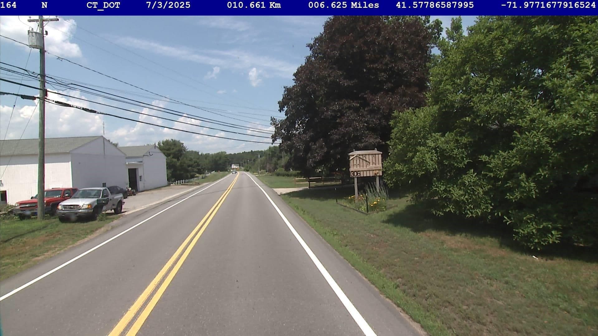 Street view near Homespun Farm B&B, Jewett City — © ctphotologrow_1 (CC BY-SA · Mapillary)