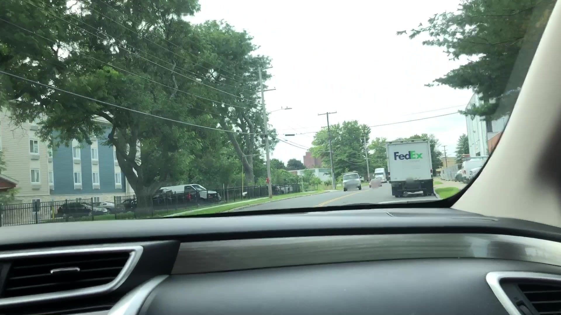 Street view near WoodSpring Suites Providence, Providence — © lvl5 (CC BY-SA · Mapillary)