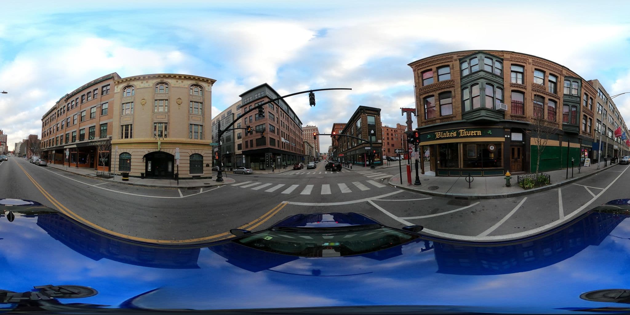 Street view near The Downcity Inn, Providence — © justinmeyers (CC BY-SA · Mapillary)