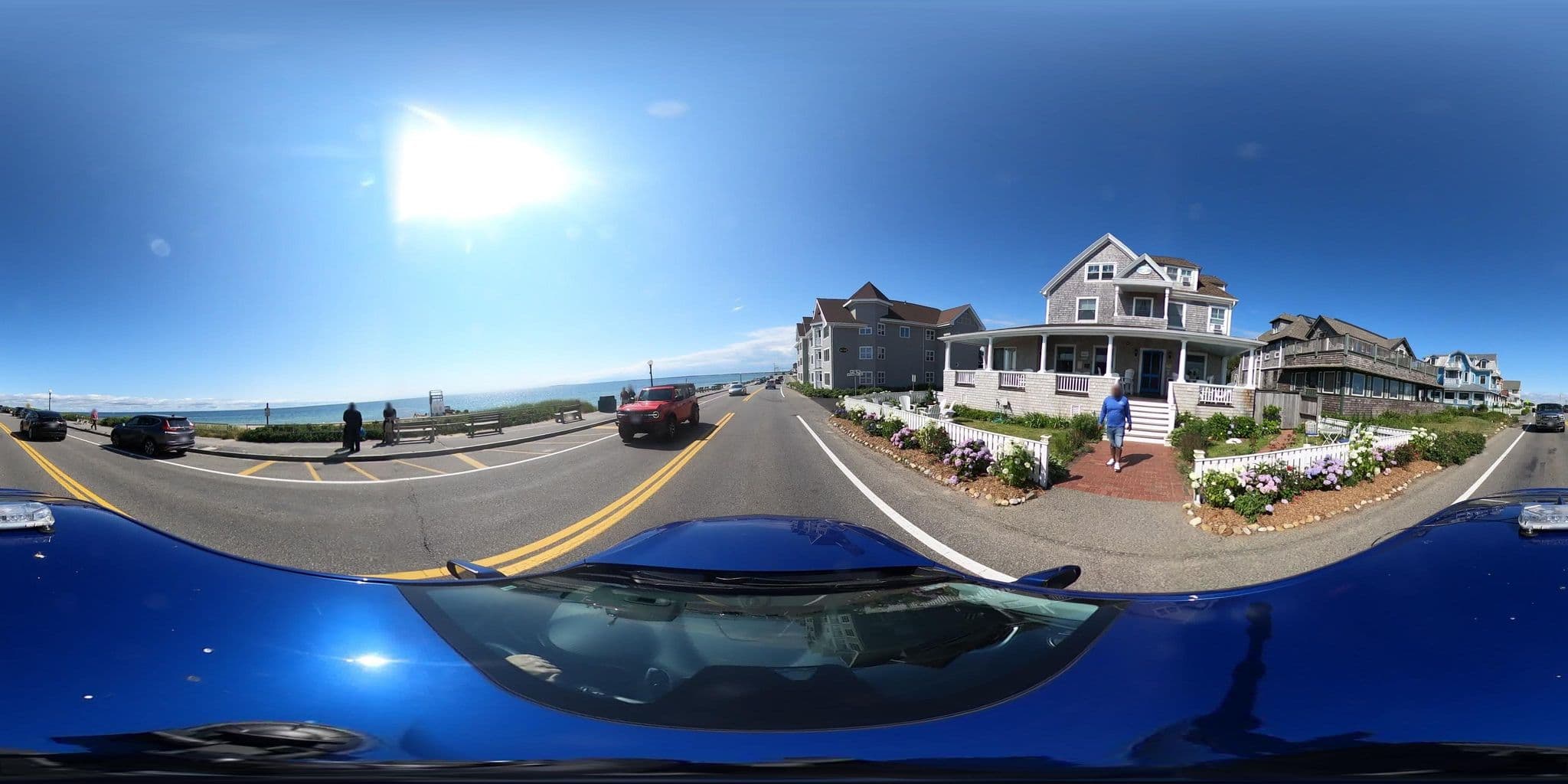 Street view near Isabelle's Beach House, Oak Bluffs — © riddelleng (CC BY-SA · Mapillary)