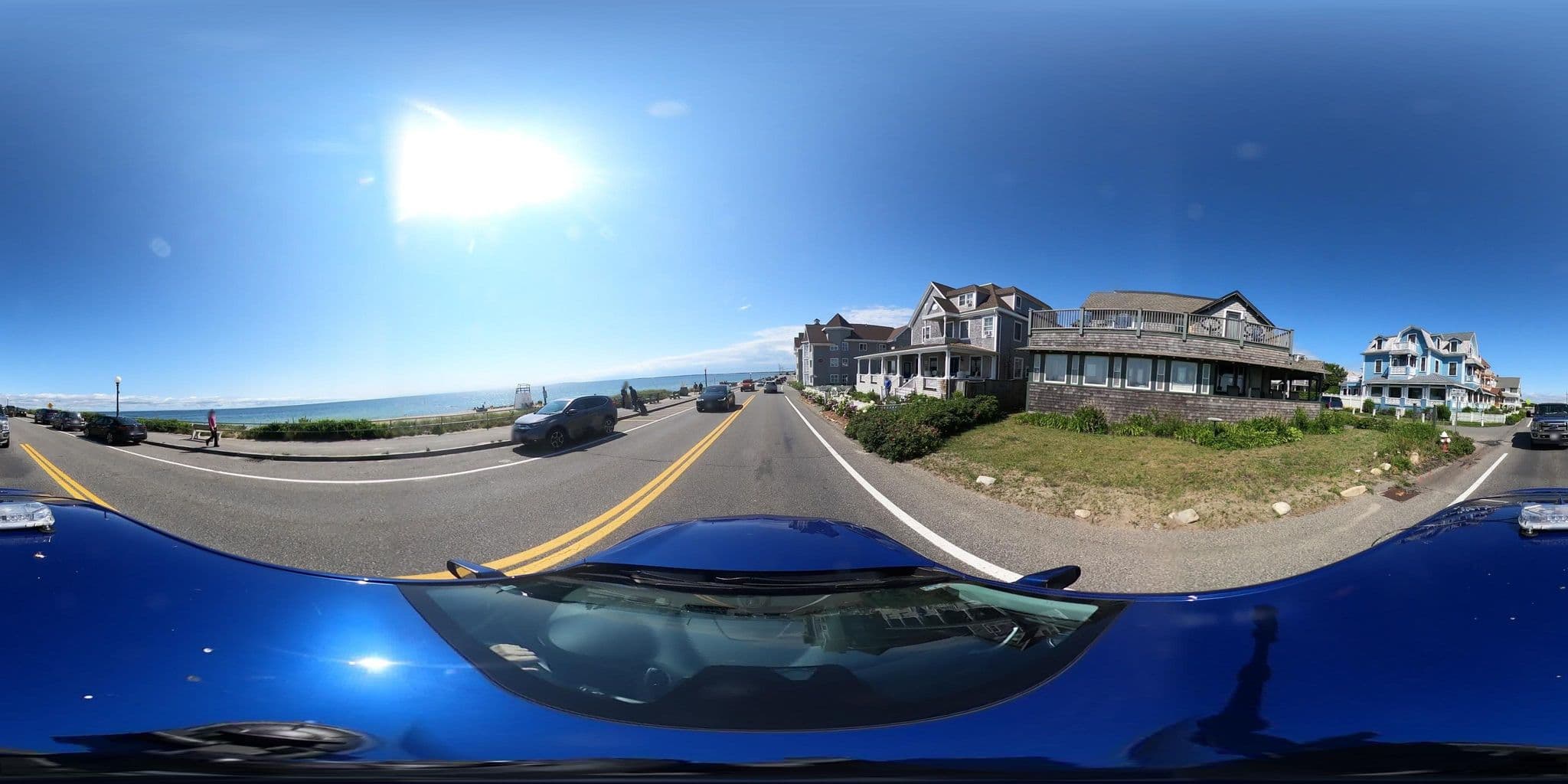 Street view near The Oak House, Oak Bluffs — © riddelleng (CC BY-SA · Mapillary)