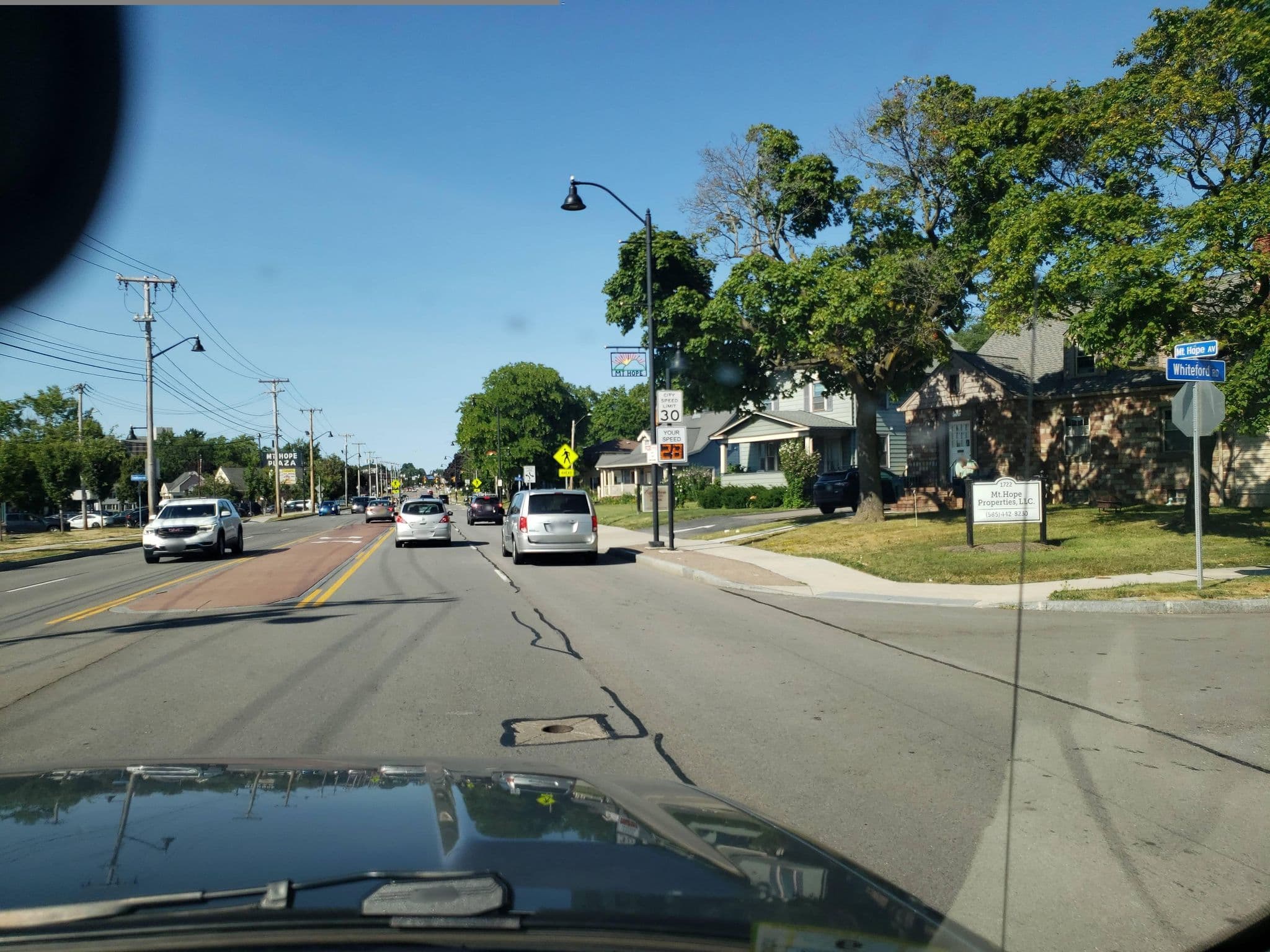 Street view near Rocrooms Student Housing, Rochester — © Lanka6359 (CC BY-SA · Mapillary)