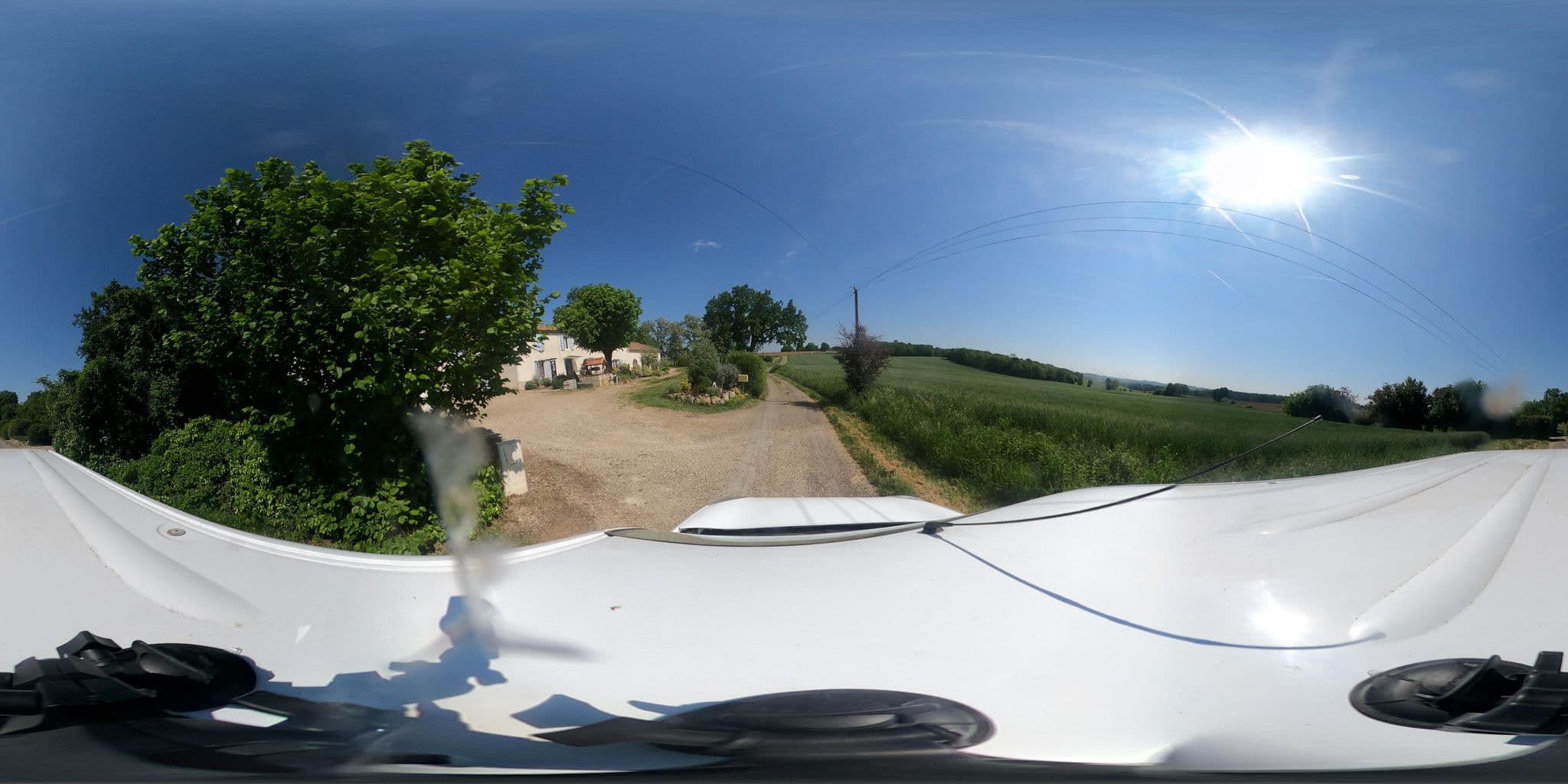 Street view near Gîte de Camuzat, Mézin — © lmuffato (CC BY-SA · Mapillary)