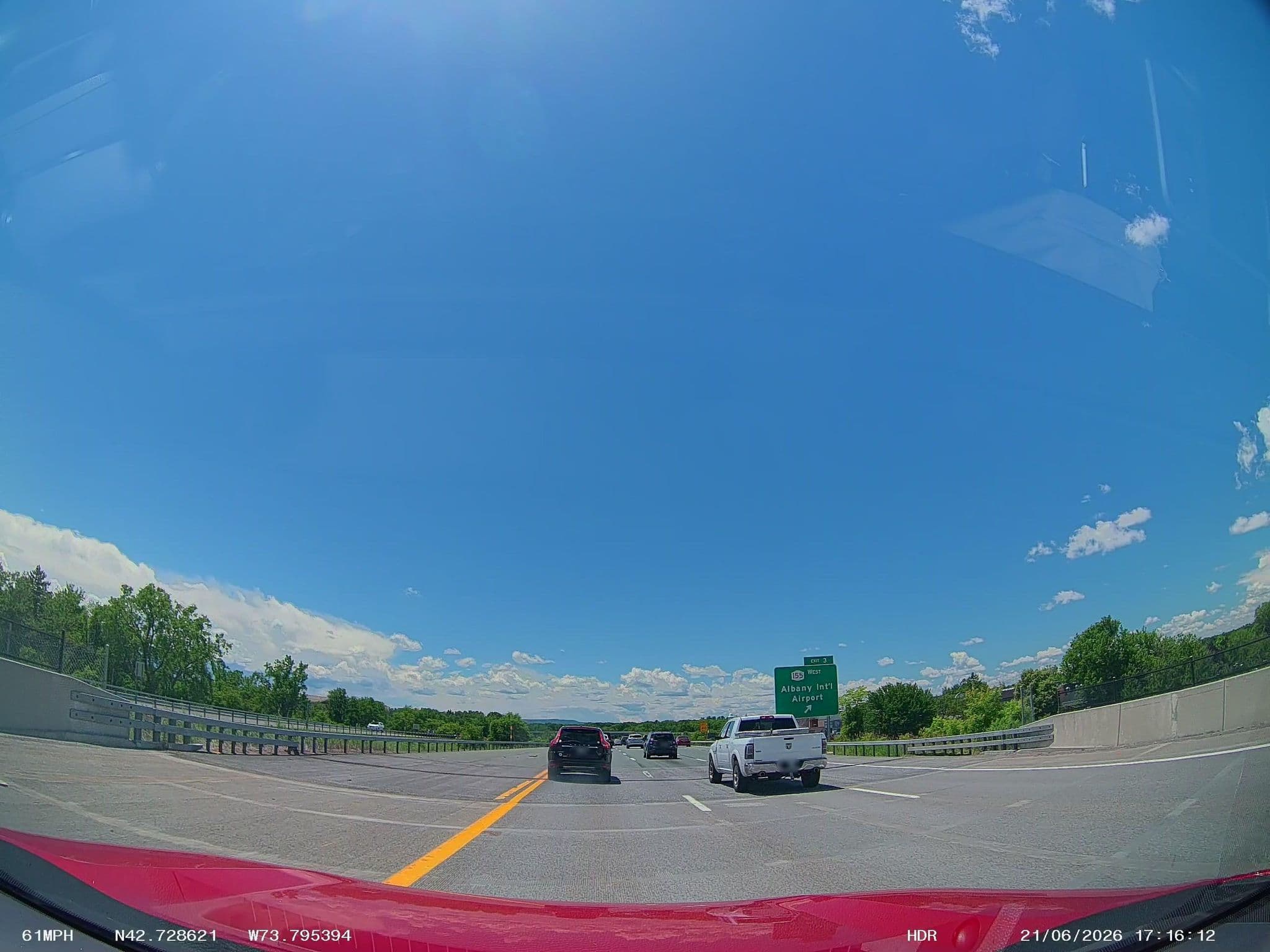 Street view near Crowne Plaza Albany - the Desmond Hotel, an IHG Hotel, Colonie — © DrivingRoundTown (CC BY-SA · Mapillary)