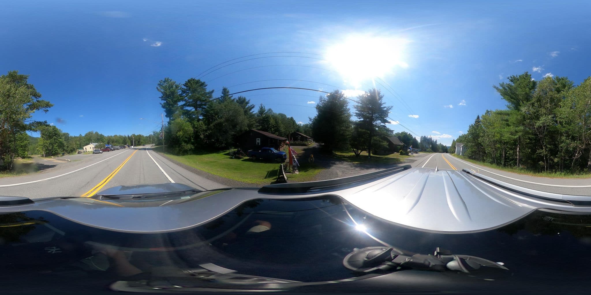 Street view near Blue Mountain Center, Tupper Lake — © giblet (CC BY-SA · Mapillary)