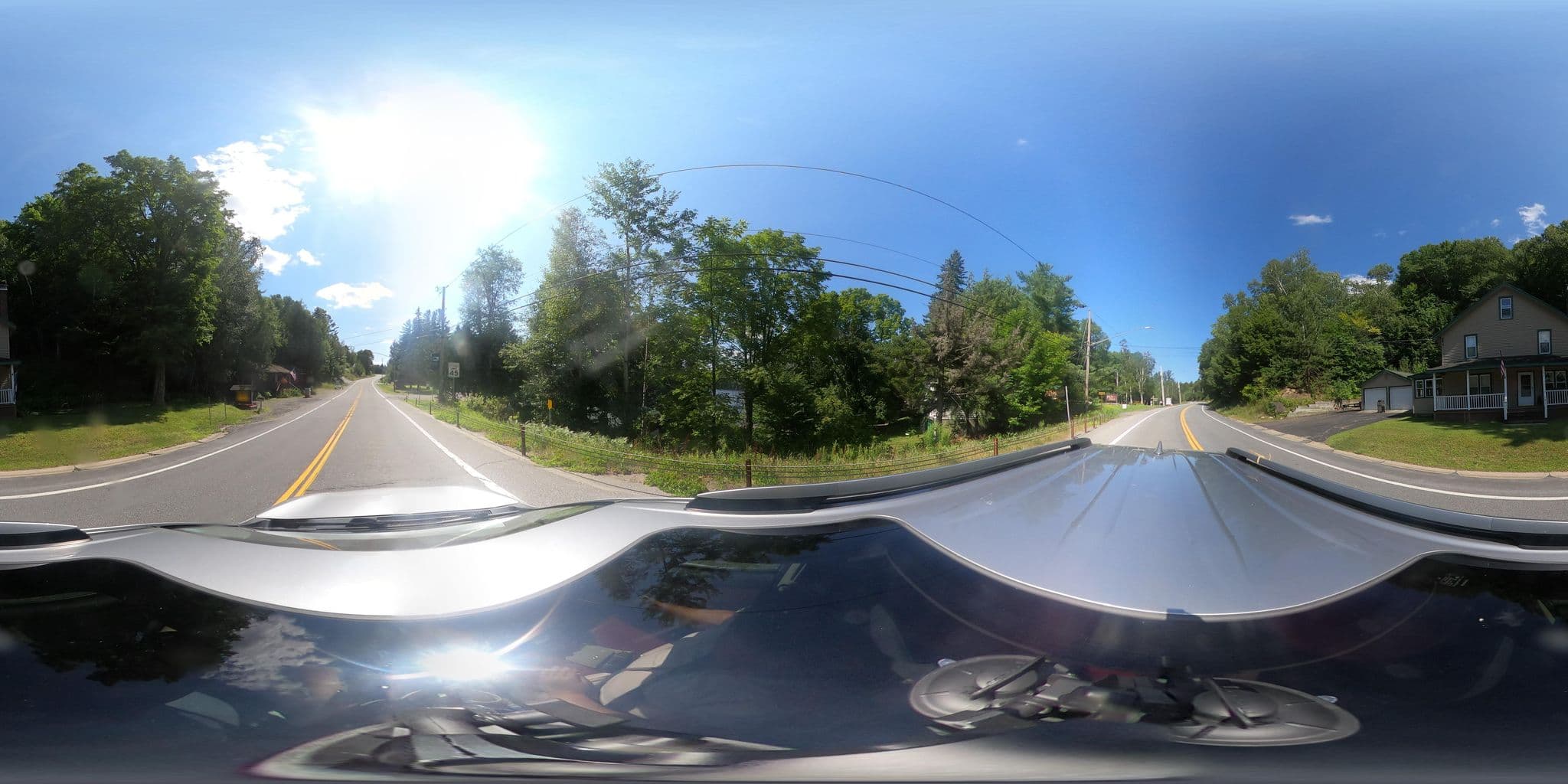 Street view near Sandy Point Motel, Tupper Lake — © giblet (CC BY-SA · Mapillary)
