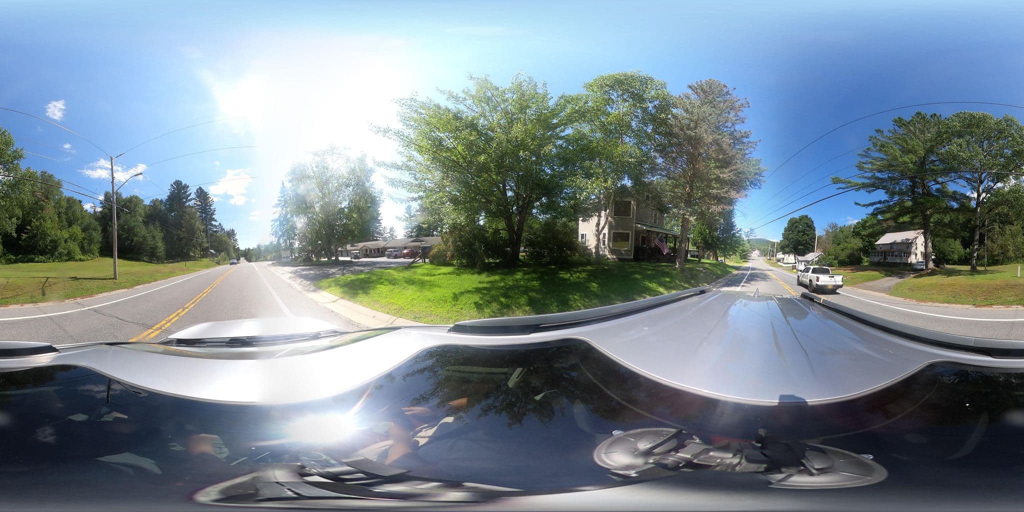 Street view near Shamrock Motel and Cottages, Tupper Lake — © giblet (CC BY-SA · Mapillary)