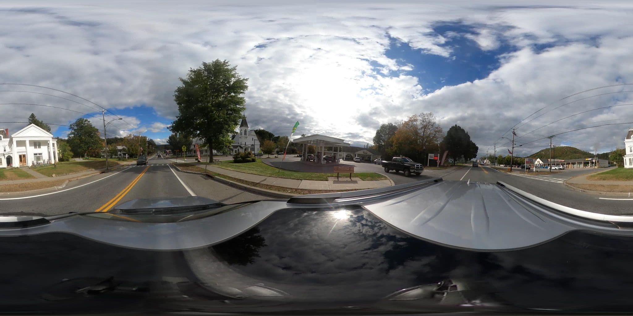 Street view near Emerson House Bed & Breakfast, Queensbury — © giblet (CC BY-SA · Mapillary)