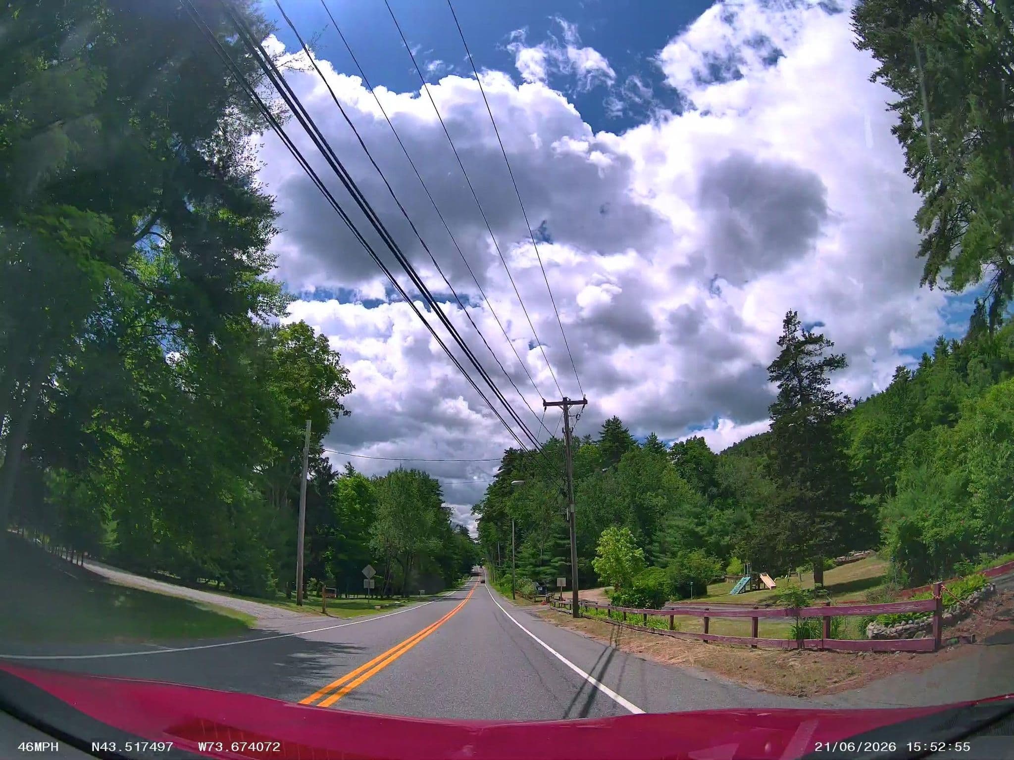 Street view near Flower Cottages, Diamond Point, NY, Queensbury — © DrivingRoundTown (CC BY-SA · Mapillary)