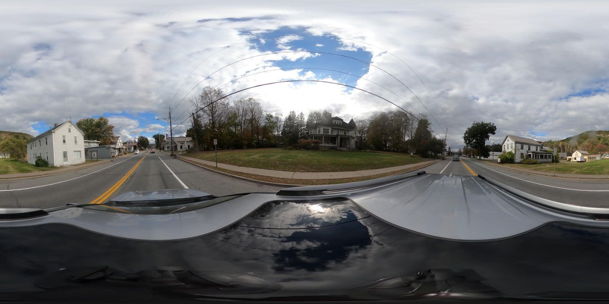 Street view near Cornerstone Victorian B & B, Queensbury — © giblet (CC BY-SA · Mapillary)