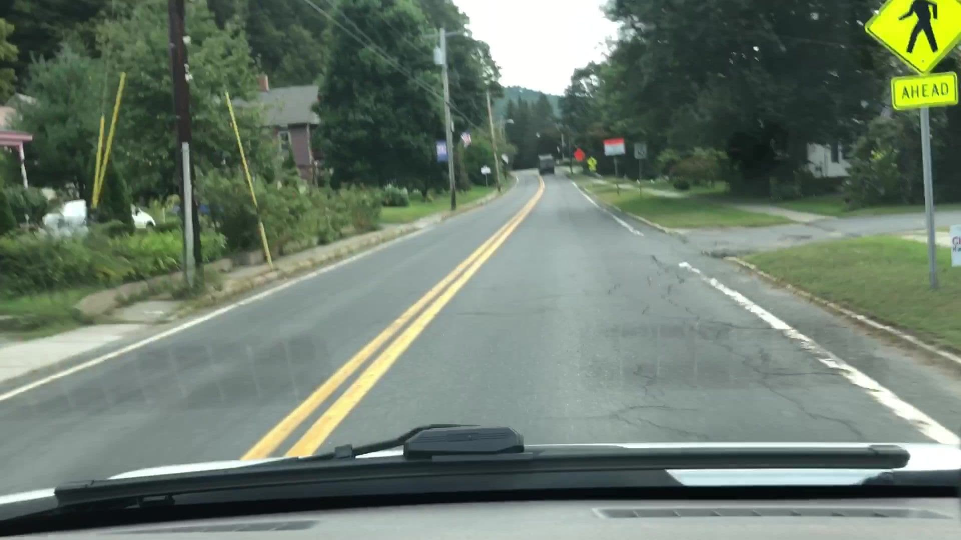 Street view near Melody's Place Bed and Breakfast, Charlemont — © lvl5 (CC BY-SA · Mapillary)