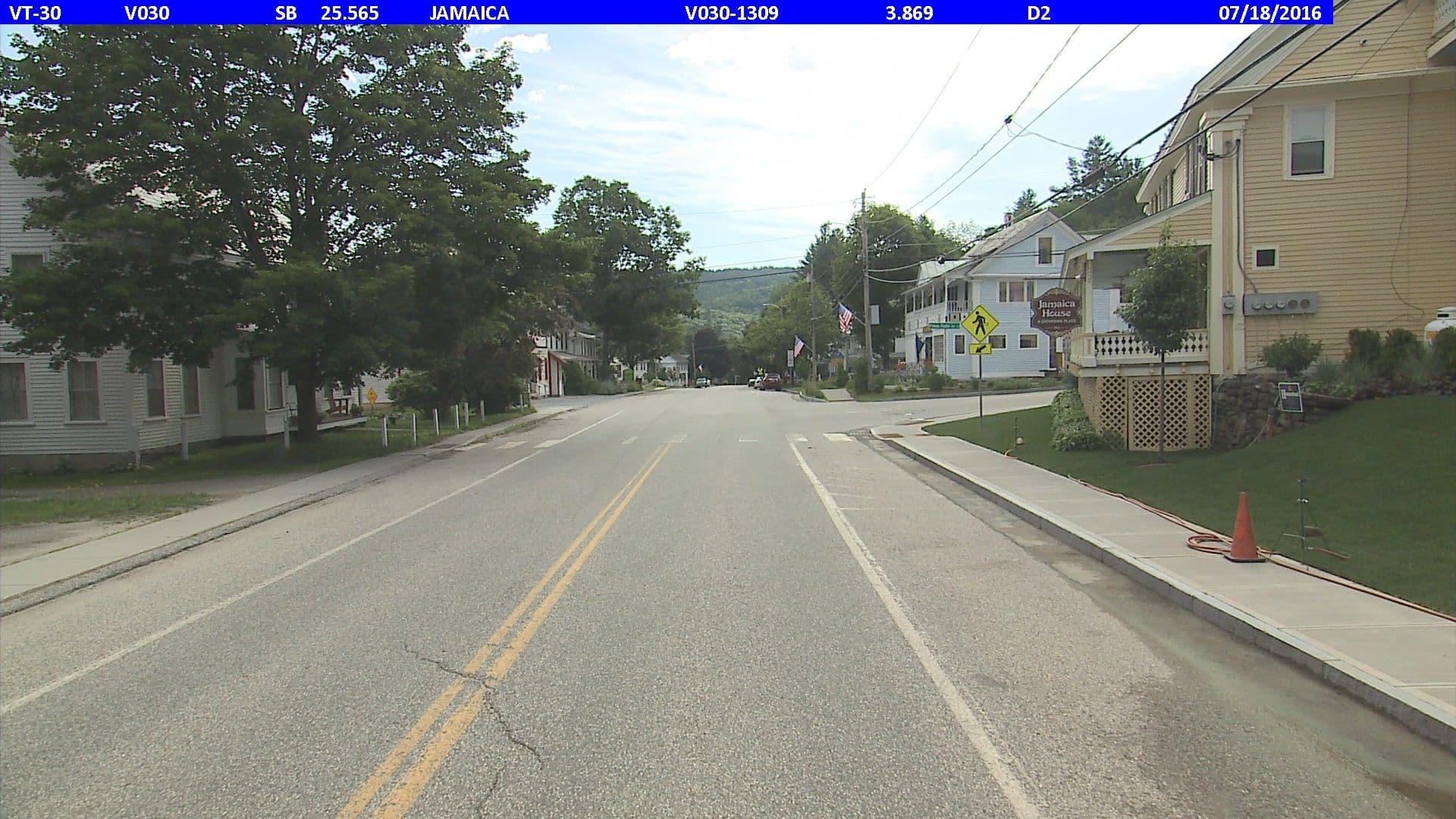 Street view near Jamaica House B&B, Townshend — © vtrans_row (CC BY-SA · Mapillary)