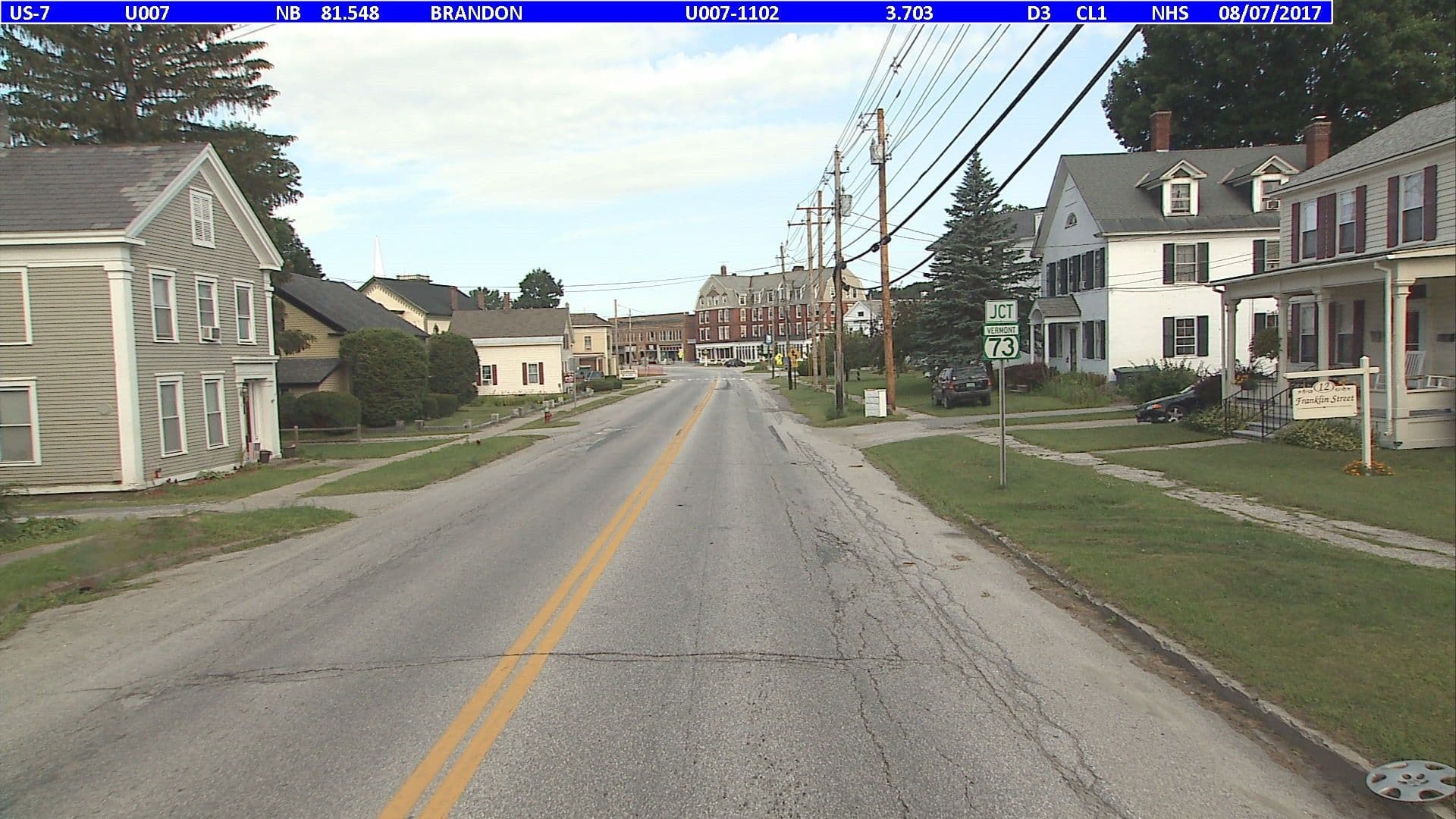 Street view near 12 Franklin Street Bed & Breakfast, Chittenden — © vtrans_row (CC BY-SA · Mapillary)