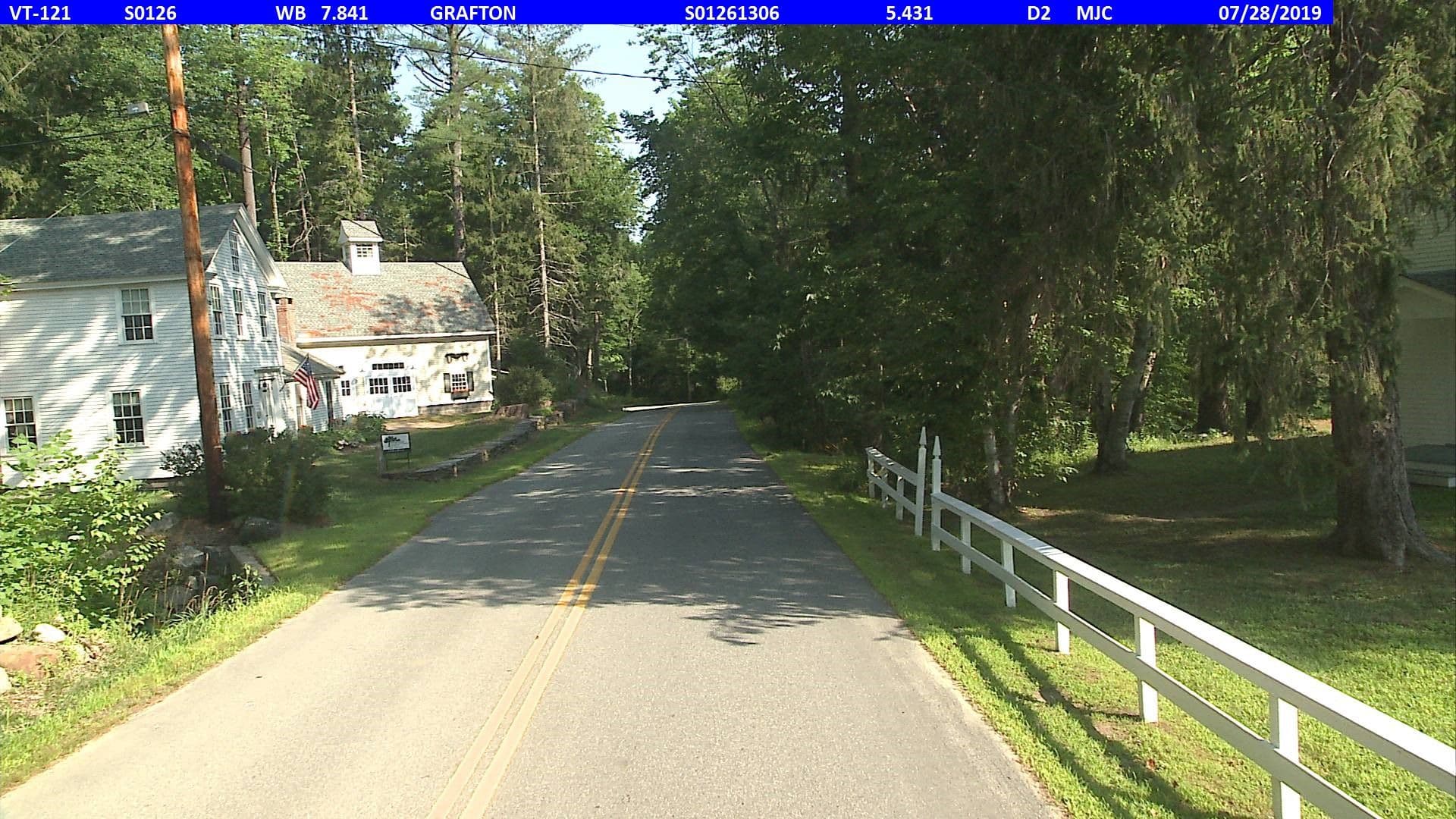 Street view near White Gates House @ Grafton Old Tavern, Bellows Falls — © vtrans_row (CC BY-SA · Mapillary)