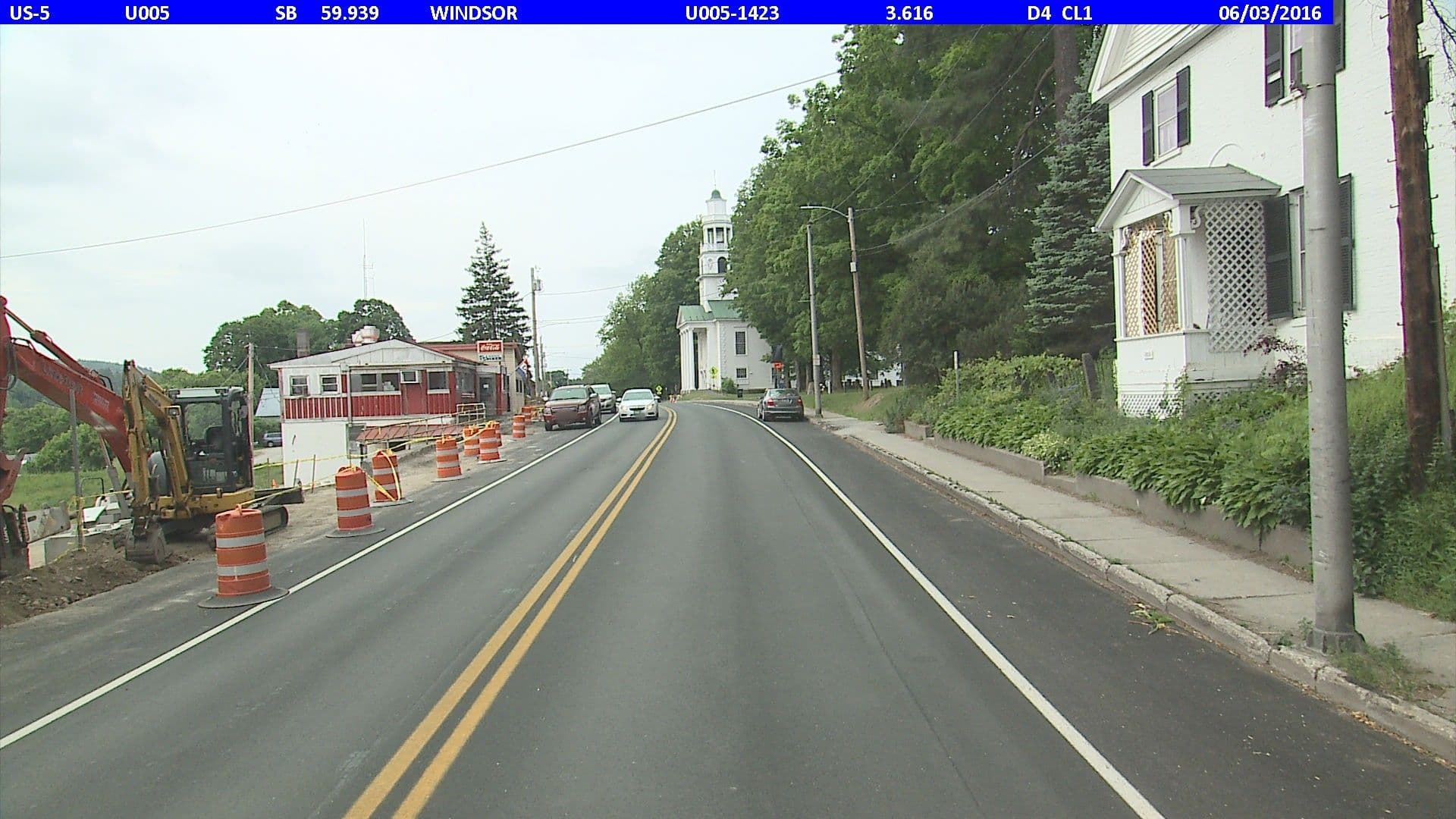 Street view near The Inn at Windsor, White River Junction — © vtrans_row (CC BY-SA · Mapillary)