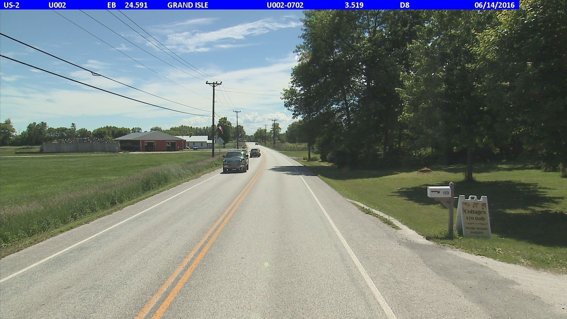 Street view near Maples, Cumberland Head — © vtrans_row (CC BY-SA · Mapillary)