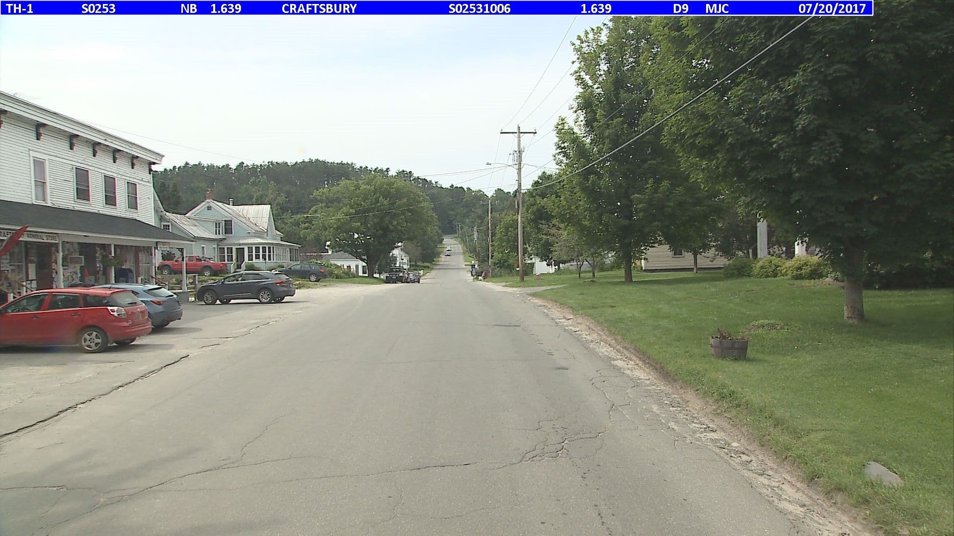 Street view near Craftsbury Inn & Restaurant, Stowe — © vtrans_row (CC BY-SA · Mapillary)