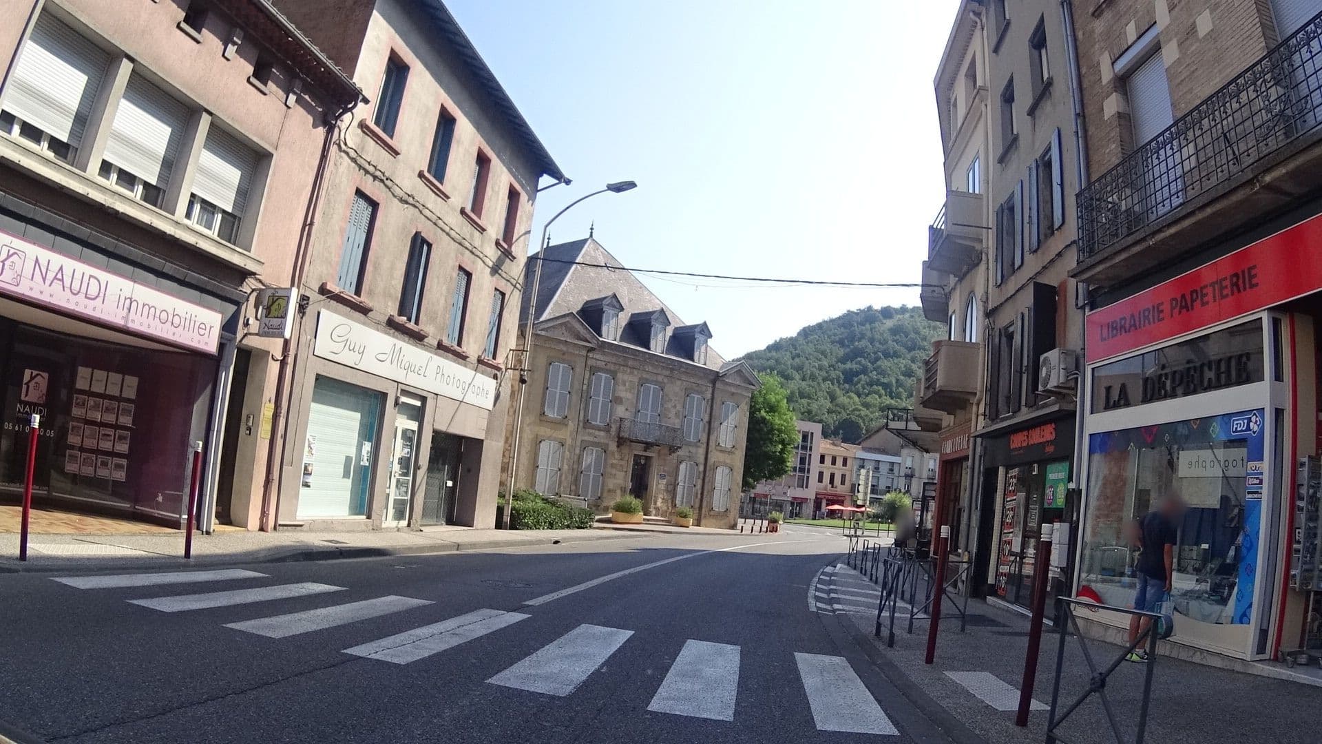 Street view near Café du Théâtre, Lavelanet — © philamos (CC BY-SA · Mapillary)
