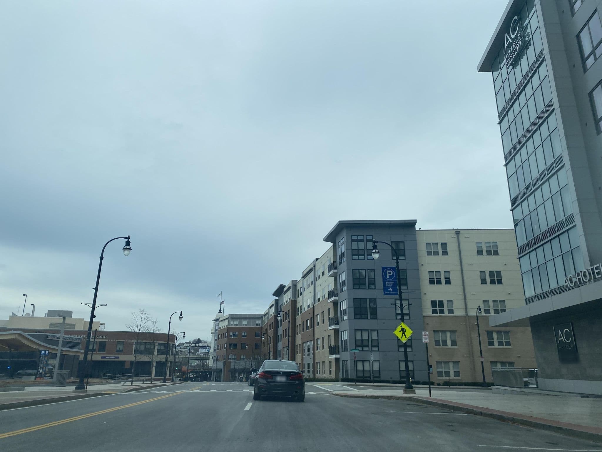 Street view near AC Hotel by Marriott Worcester, Worcester — © NickMole (CC BY-SA · Mapillary)