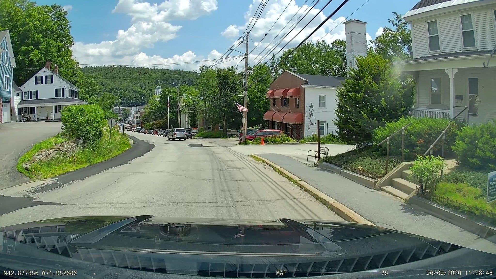 Street view near Our Town Inn, Peterborough — © Lanka6359 (CC BY-SA · Mapillary)