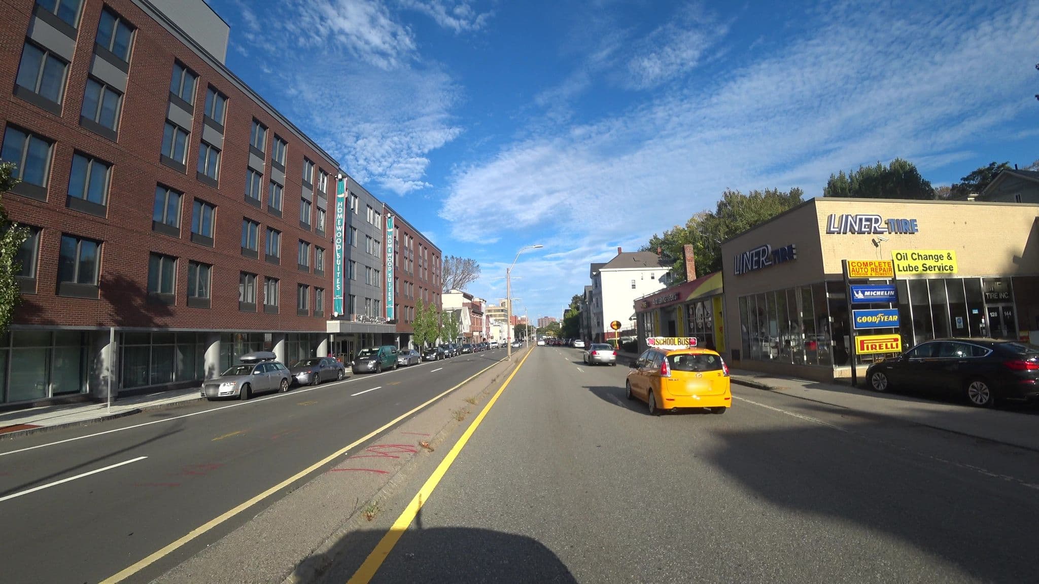 Street view near Homewood Suites by Hilton, Brookline — © lxmbos11 (CC BY-SA · Mapillary)