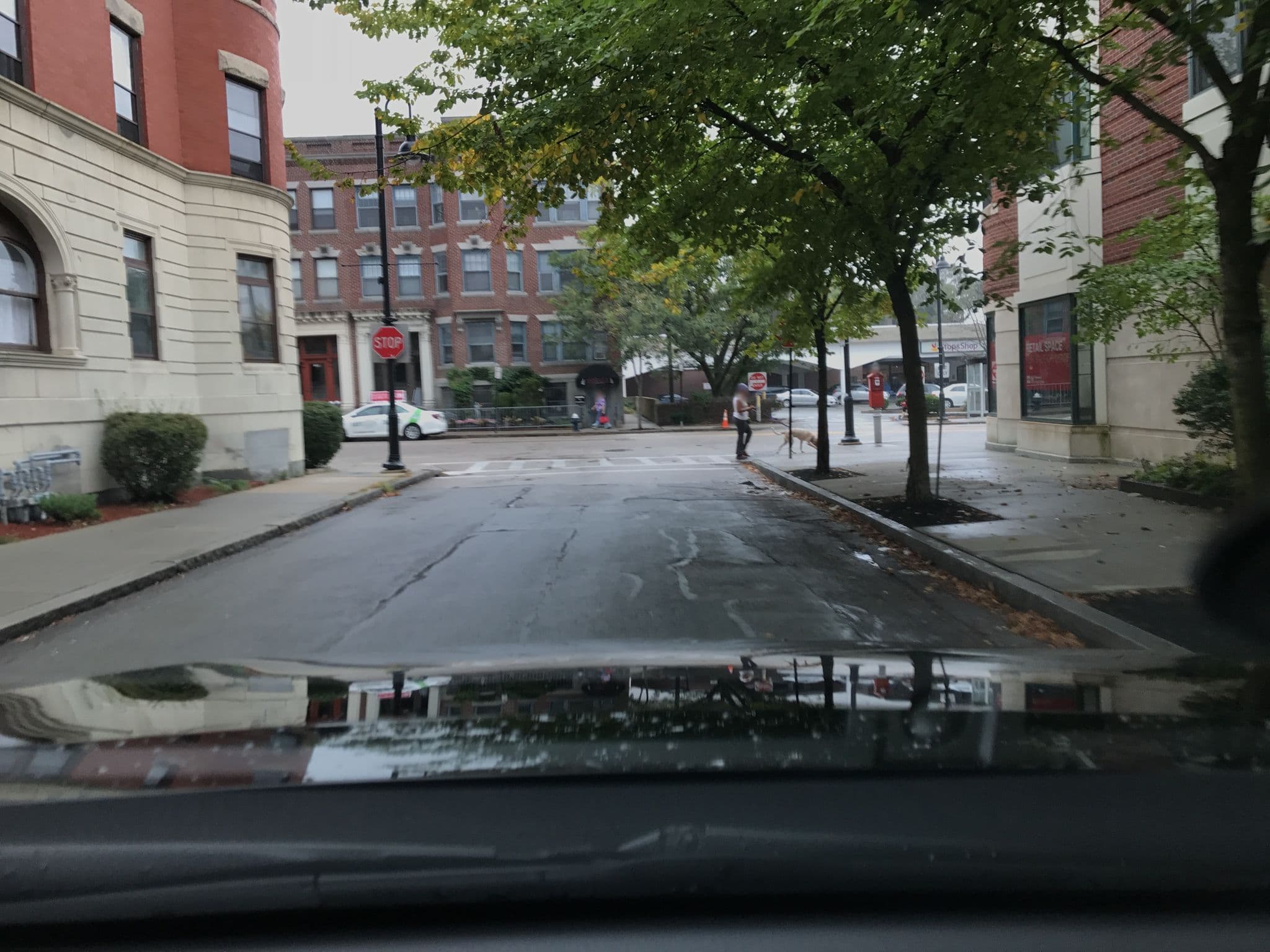 Street view near Copley Plaza Hotel, Brookline — © lxmbos8 (CC BY-SA · Mapillary)