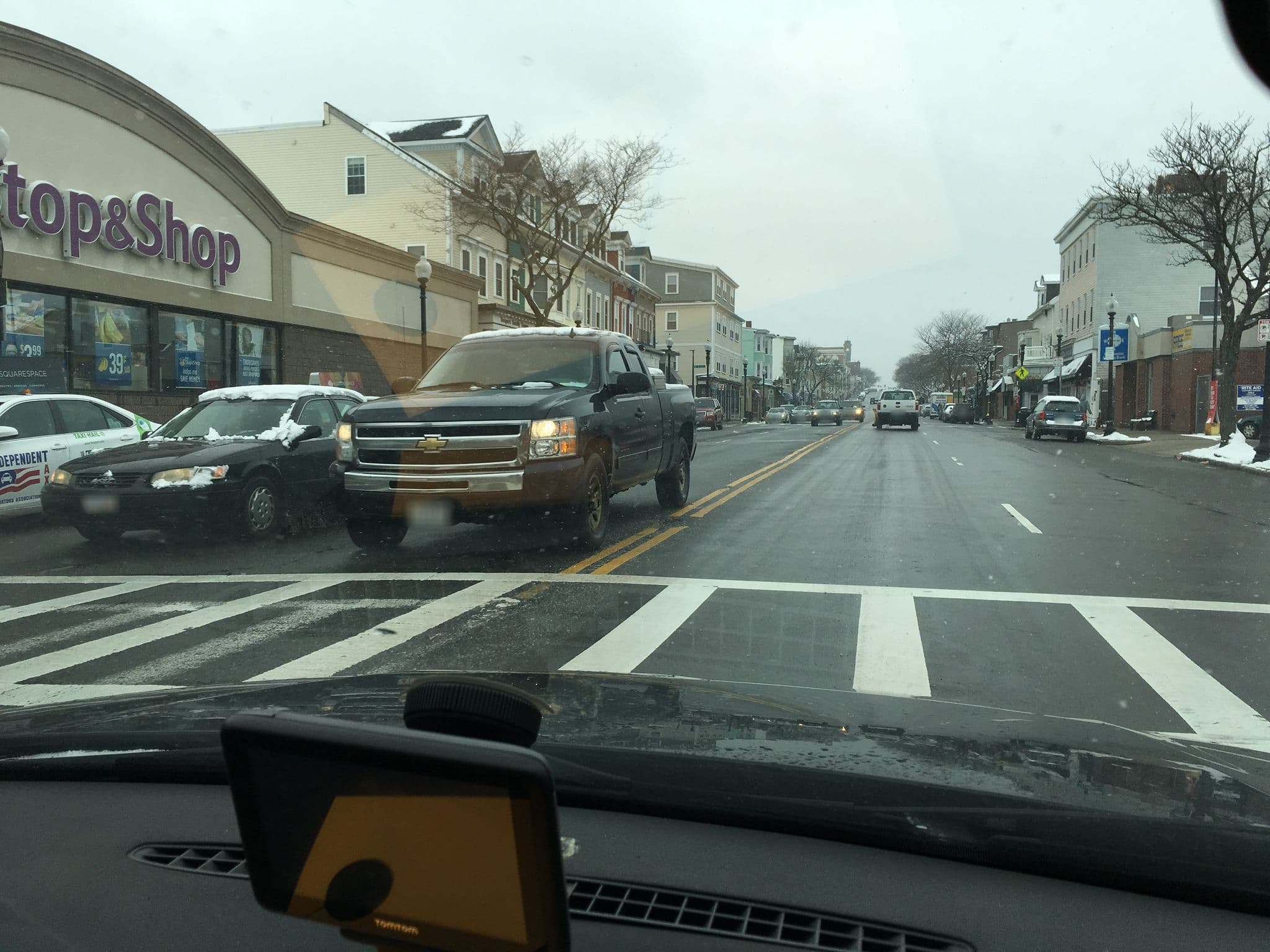 Street view near Miraflores Park Plaza Hotel, South Boston — © mackerski (CC BY-SA · Mapillary)