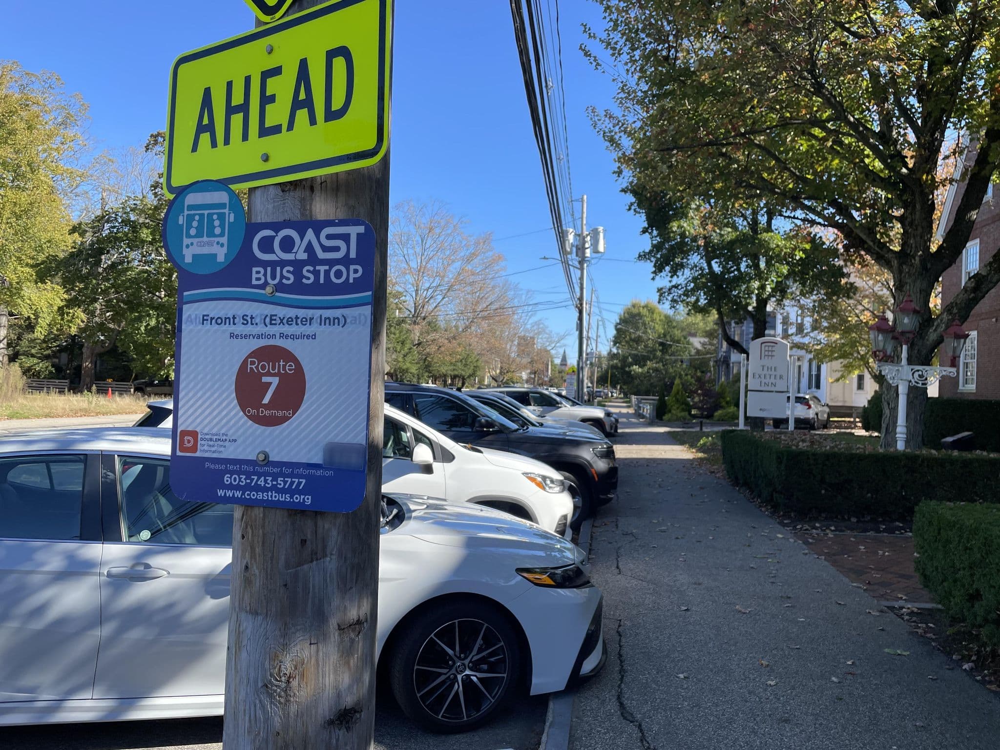 Street view near Epoch Restaurant & Bar in The Exeter Inn, East Kingston — © batterystaple (CC BY-SA · Mapillary)