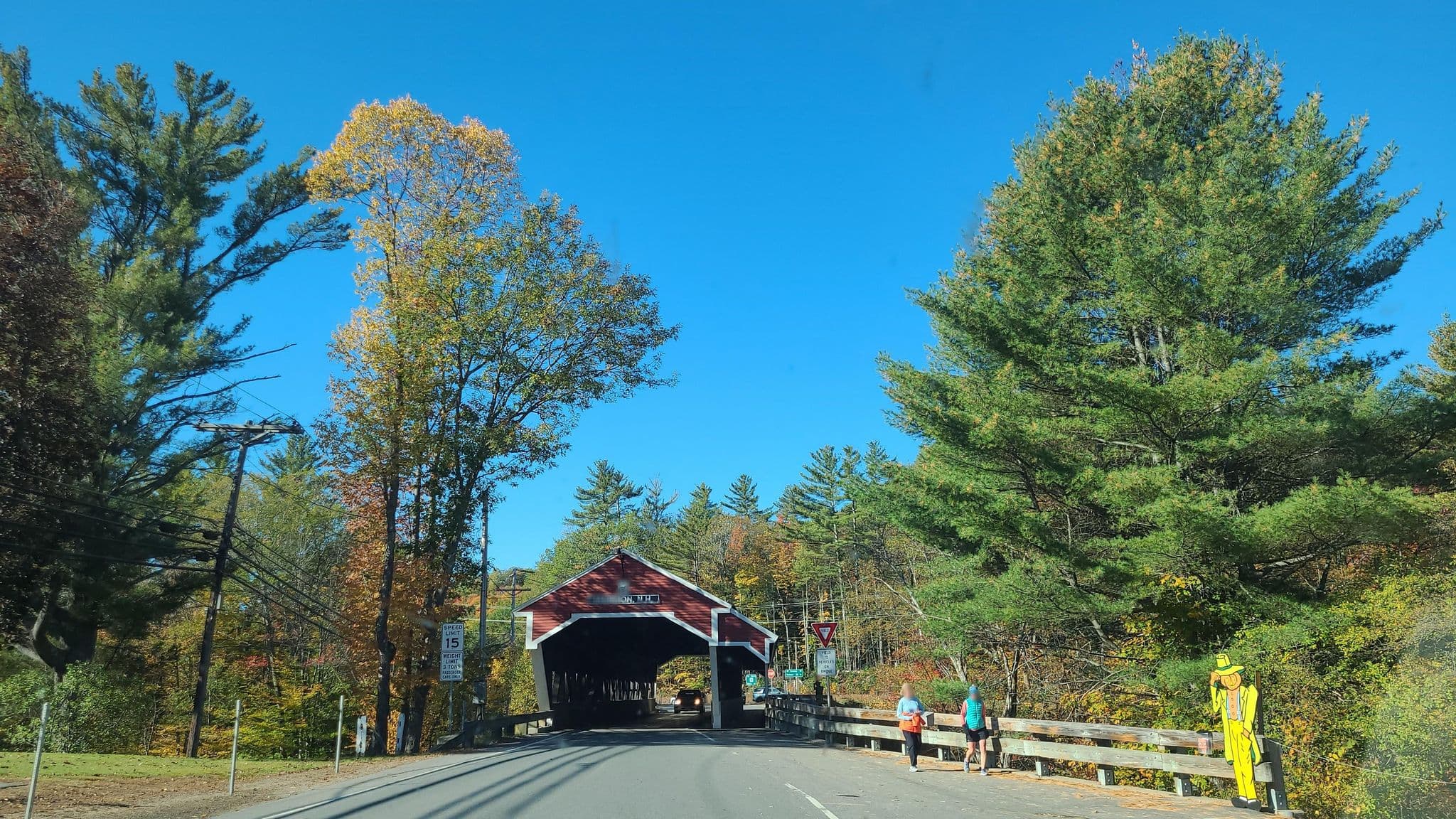 Street view near Covered Bridge Riverview Lodge, North Conway — © jacklehoullier (CC BY-SA · Mapillary)
