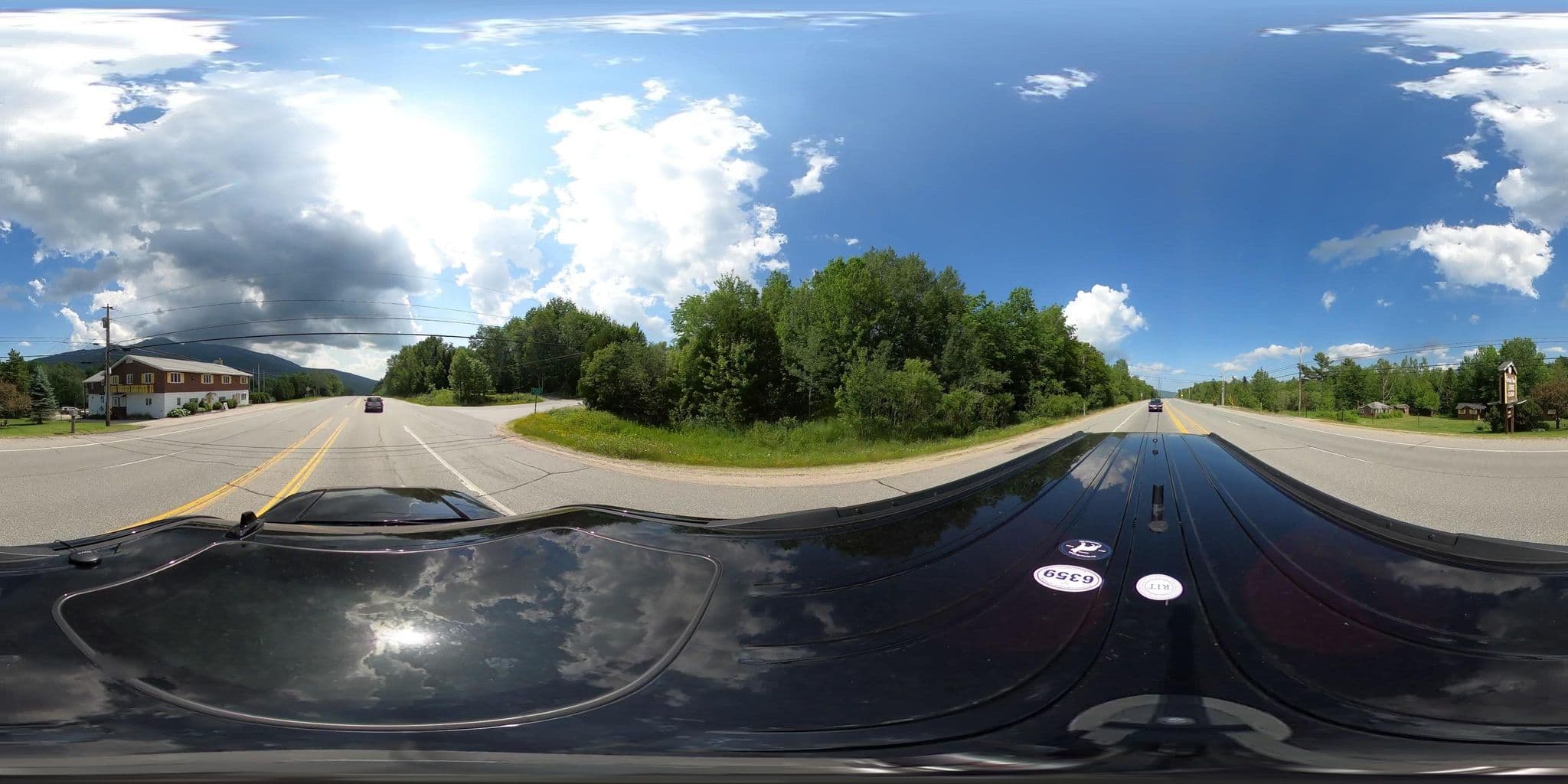 Street view near Grand View Lodge & Cabins, Berlin — © Lanka6359 (CC BY-SA · Mapillary)