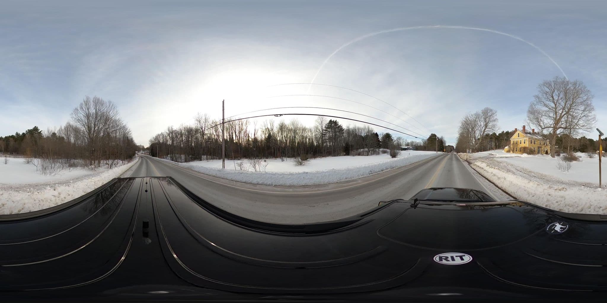 Street view near The Royalsborough Inn at Bagley House, Lisbon Falls — © Lanka6359 (CC BY-SA · Mapillary)