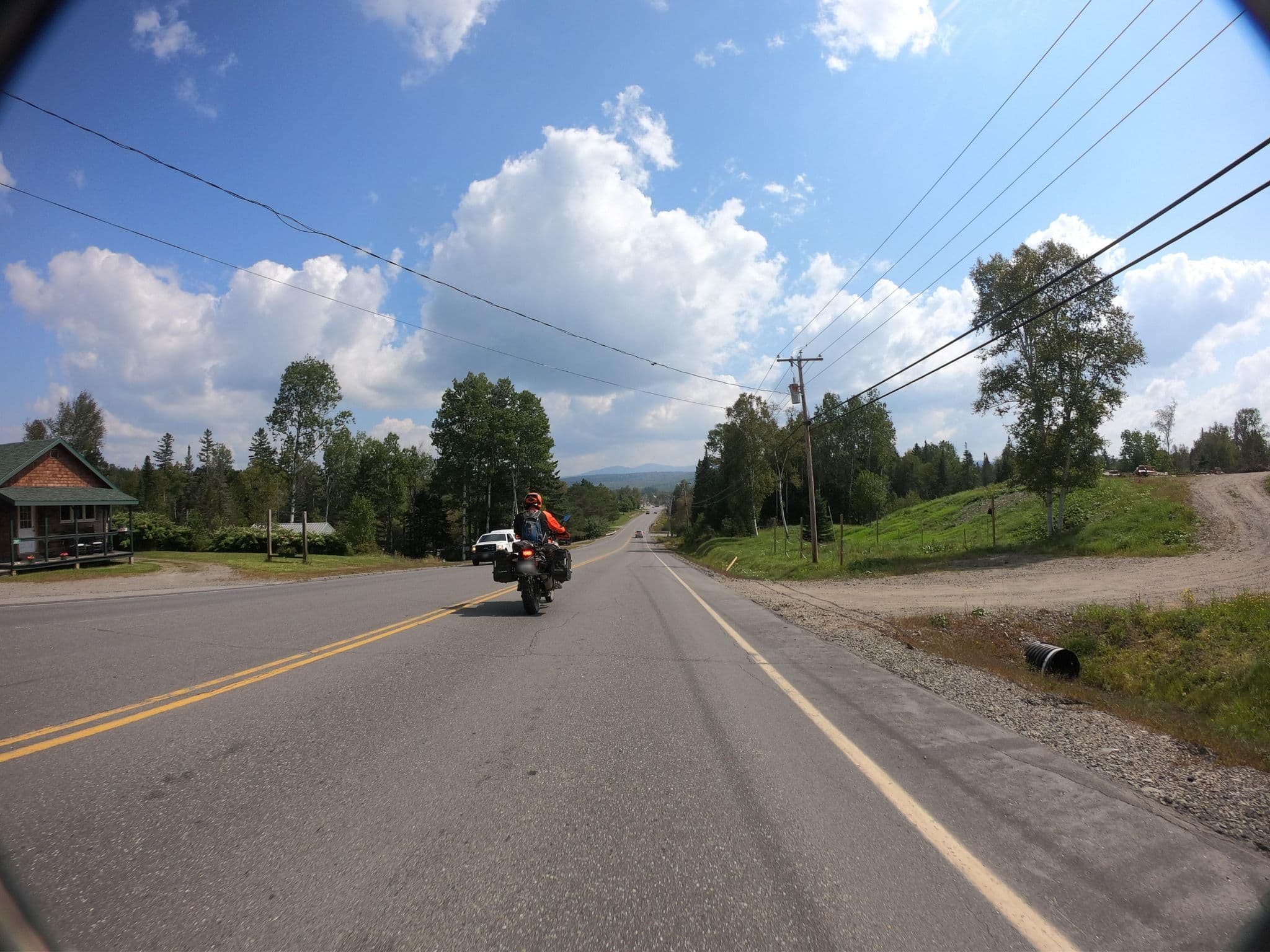 Street view near Russell's Lakeside Rentals, Strong — © pfbreton (CC BY-SA · Mapillary)