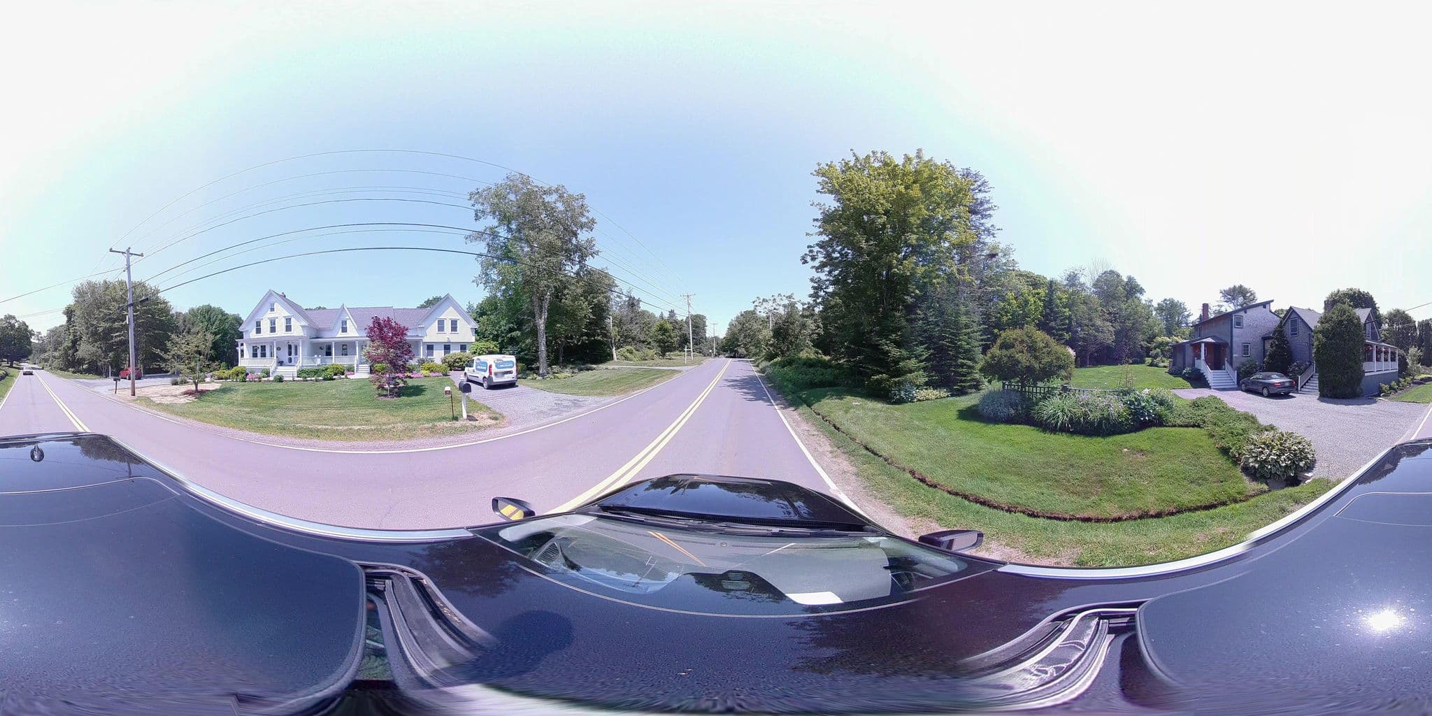 Street view near Linekin Bay Bed & Breakfast, Boothbay Harbor — © atiannicelli (CC BY-SA · Mapillary)