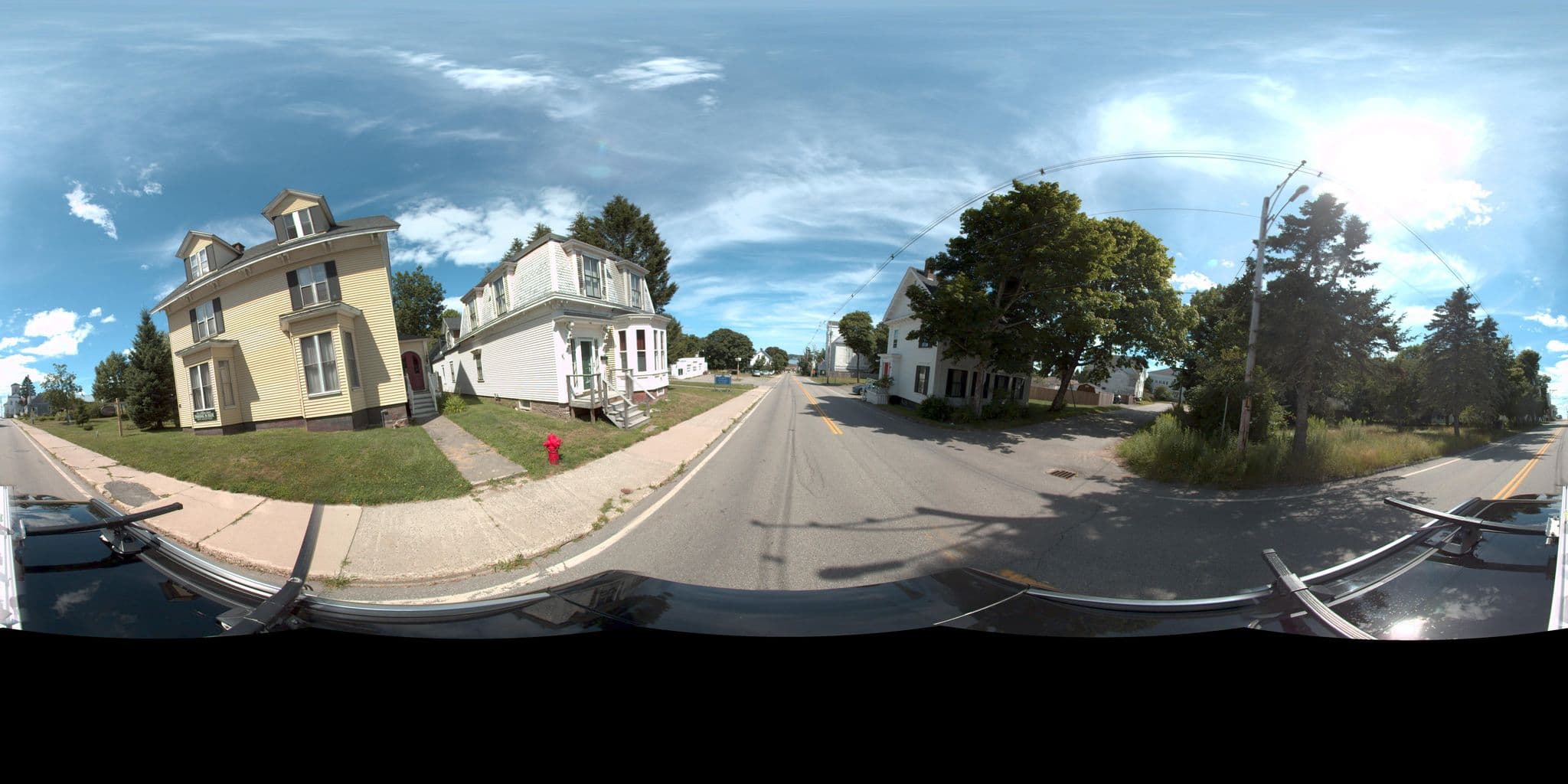 Street view near Milliken House Bed & Breakfast, East Machias — © rking (CC BY-SA · Mapillary)