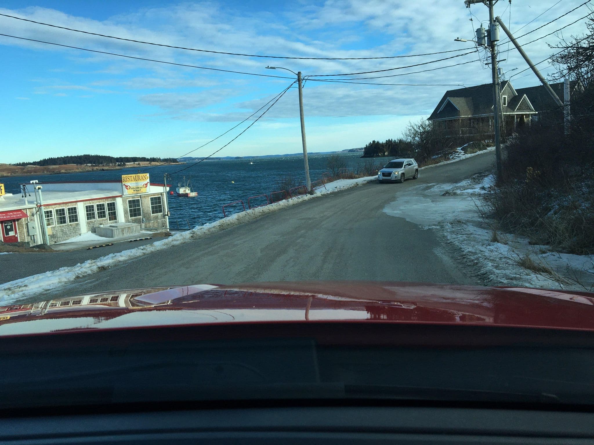 Street view near Wharf On Johnsons Bay, East Machias — © ExlporinInMaine (CC BY-SA · Mapillary)