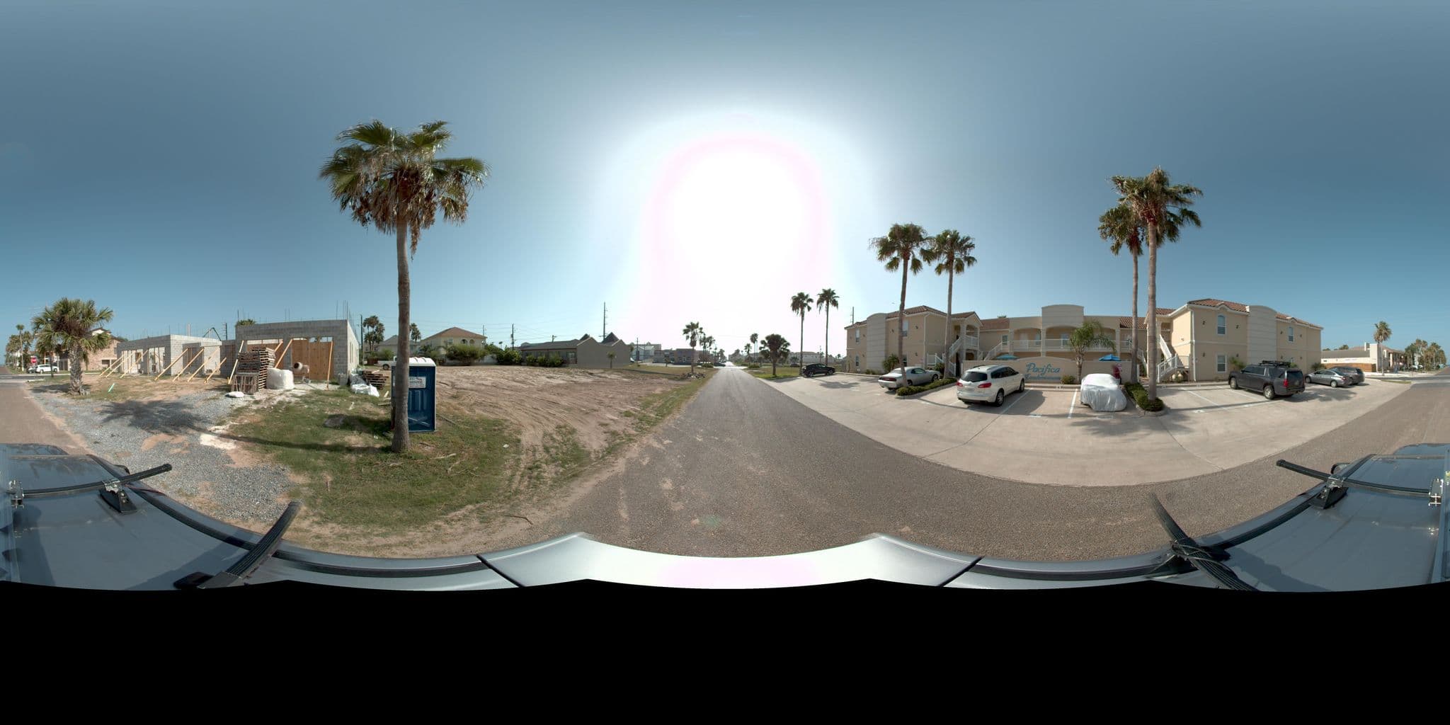 Street view near Pacifica Condominiums, South Padre Island — © rking (CC BY-SA · Mapillary)