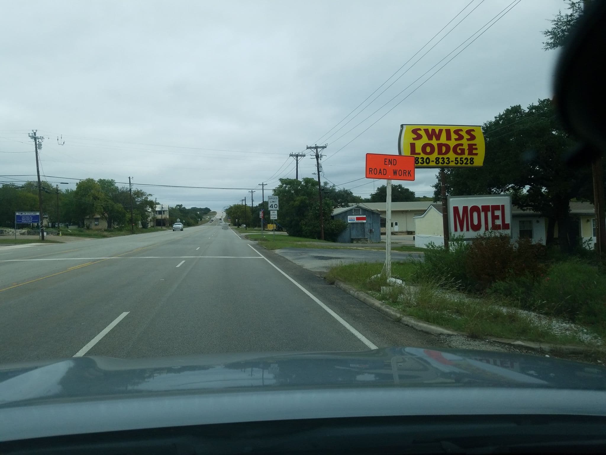Street view near Swiss Lodge Blanco Tx, Blanco — © crashhn (CC BY-SA · Mapillary)