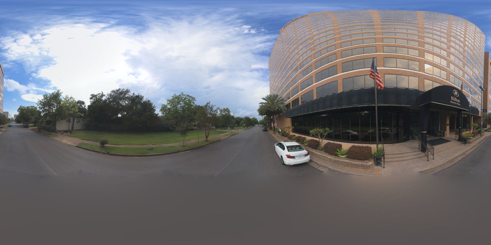 Street view near Hilton Houston Plaza Pool, West University Place — © microsoft (CC BY-SA · Mapillary)