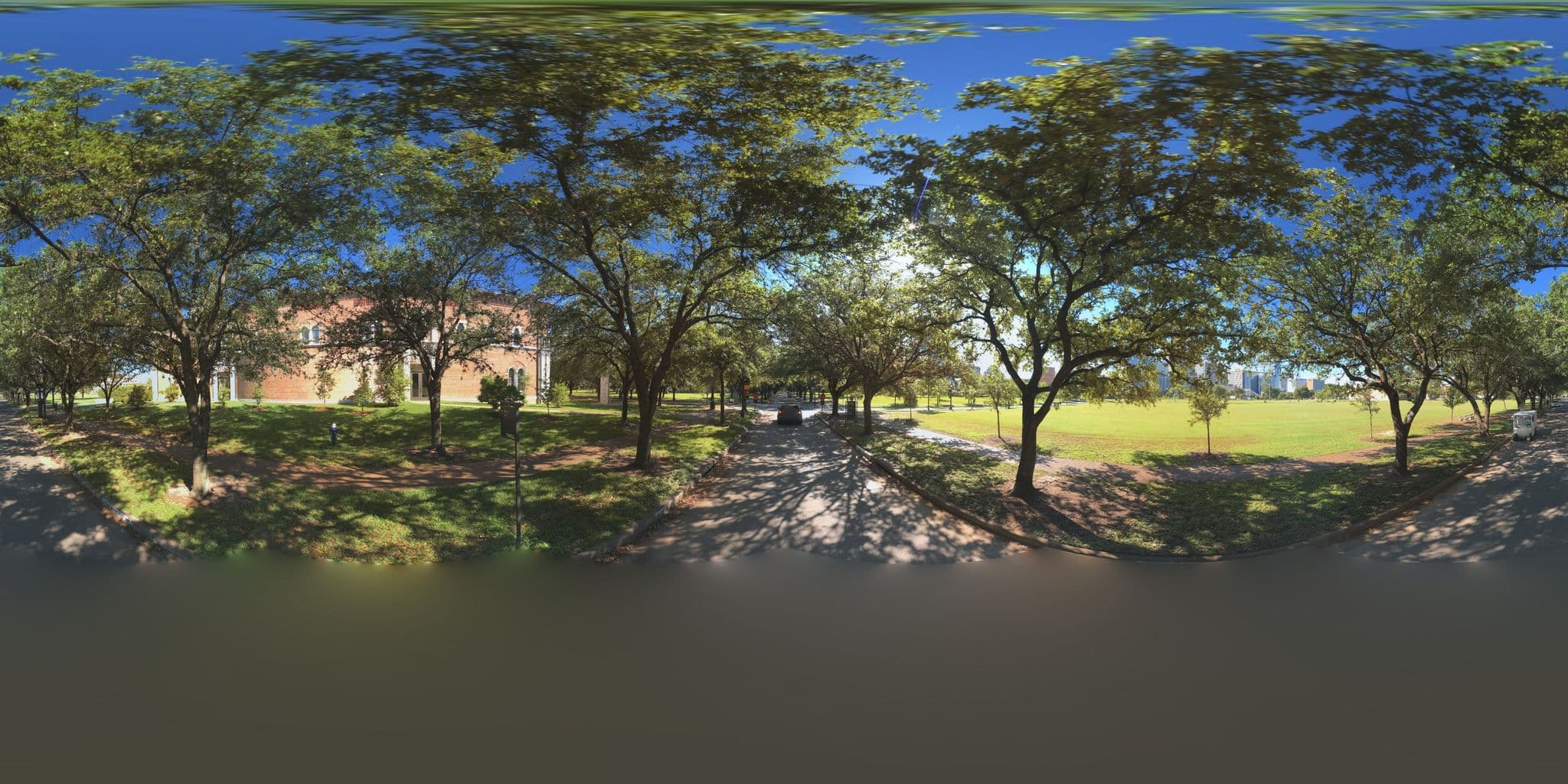 Street view near The Berlin Wall, West University Place — © microsoft (CC BY-SA · Mapillary)