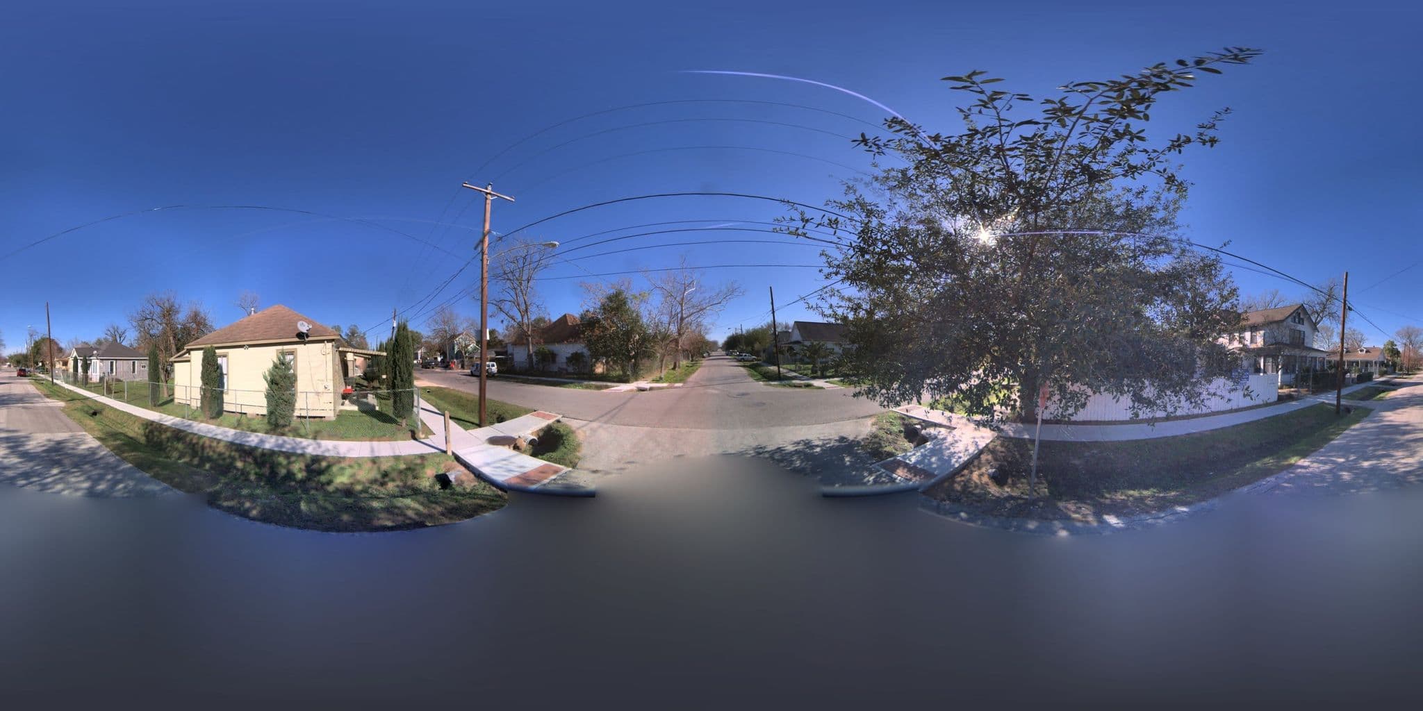 Street view near Santa Maria Hostel, Houston — © microsoft (CC BY-SA · Mapillary)