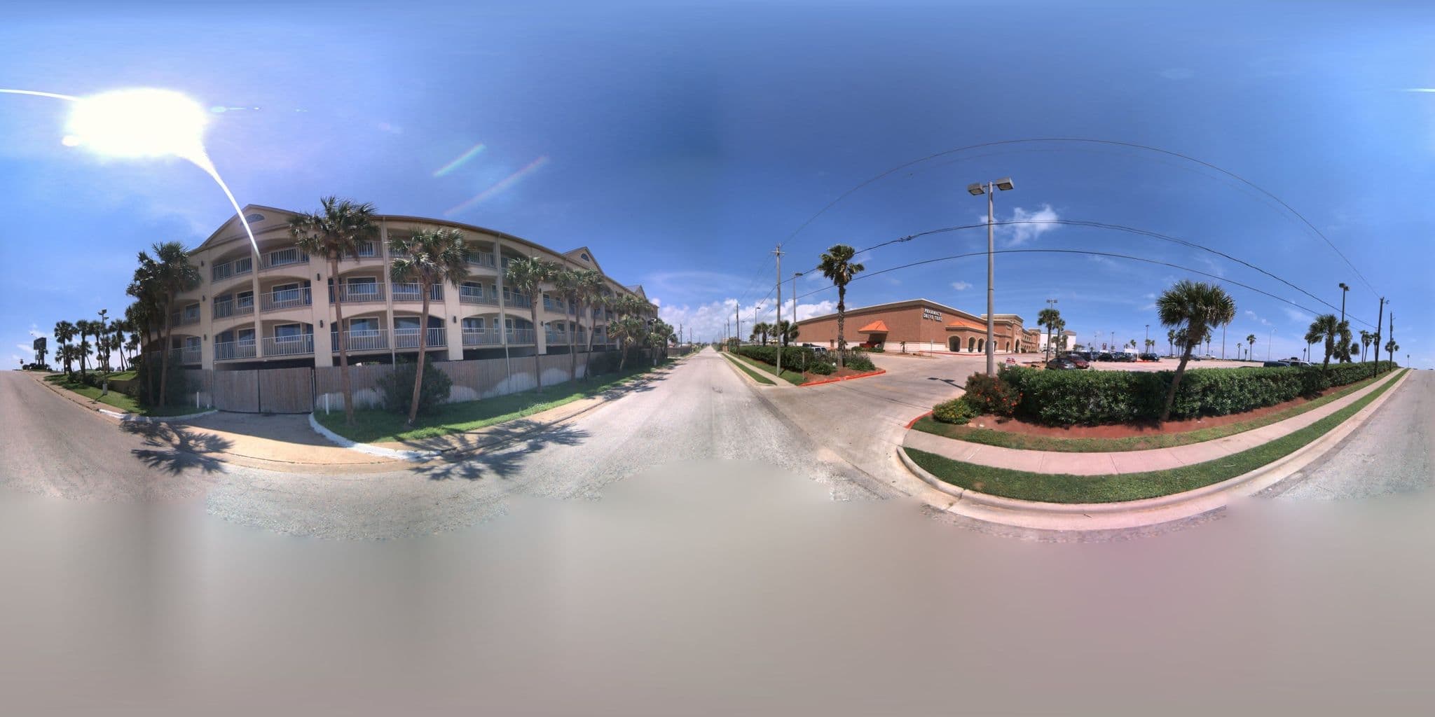 Street view near Beach Front Palms Hotel, Galveston — © microsoft (CC BY-SA · Mapillary)