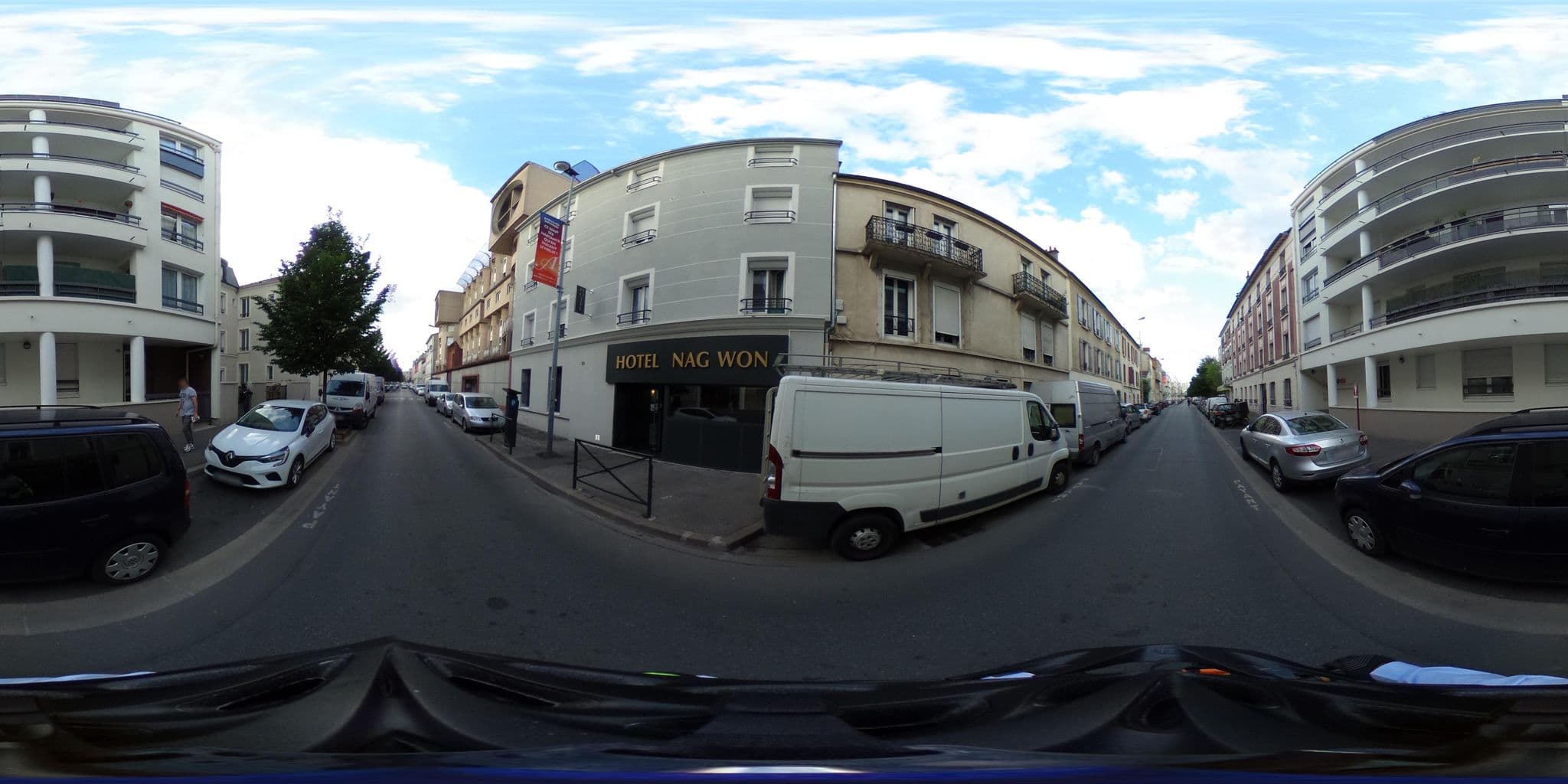 Street view near Hôtel Nag-Won, Alfortville — © xandrexOSM (CC BY-SA · Mapillary)